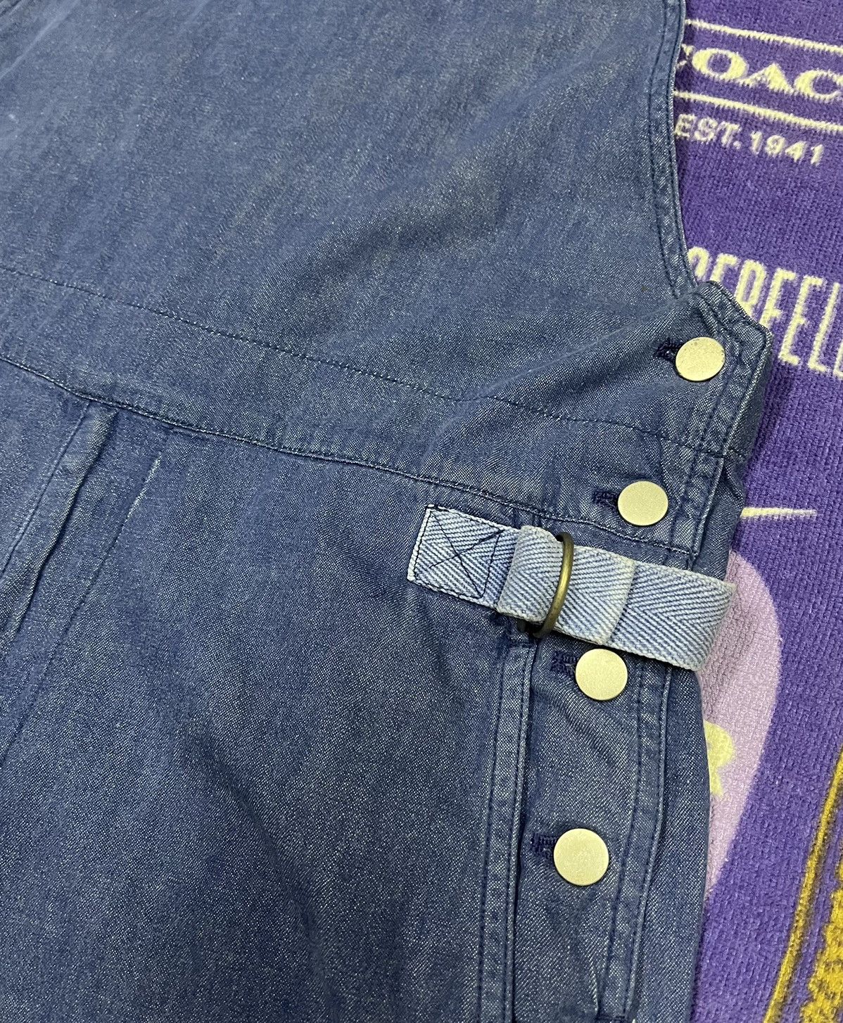 Issey Miyake ISSEY MIYAKE Soft Denim Overall x Rare Size US 33 - 8 Thumbnail