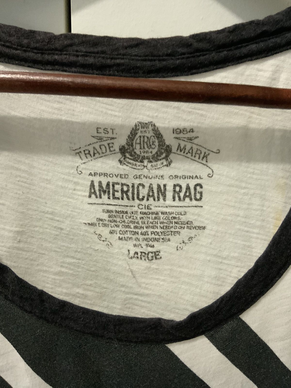 American Rag American Rag Stripe Sleeveless Tee Size US L / EU 52-54 / 3 - 8 Thumbnail
