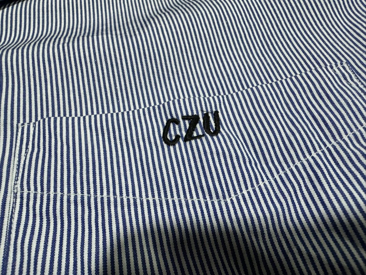 Issey Miyake 🔥Vintage Cabane De Zucca Issey Miyake Striped Shirt Ls Size US M / EU 48-50 / 2 - 4 Thumbnail
