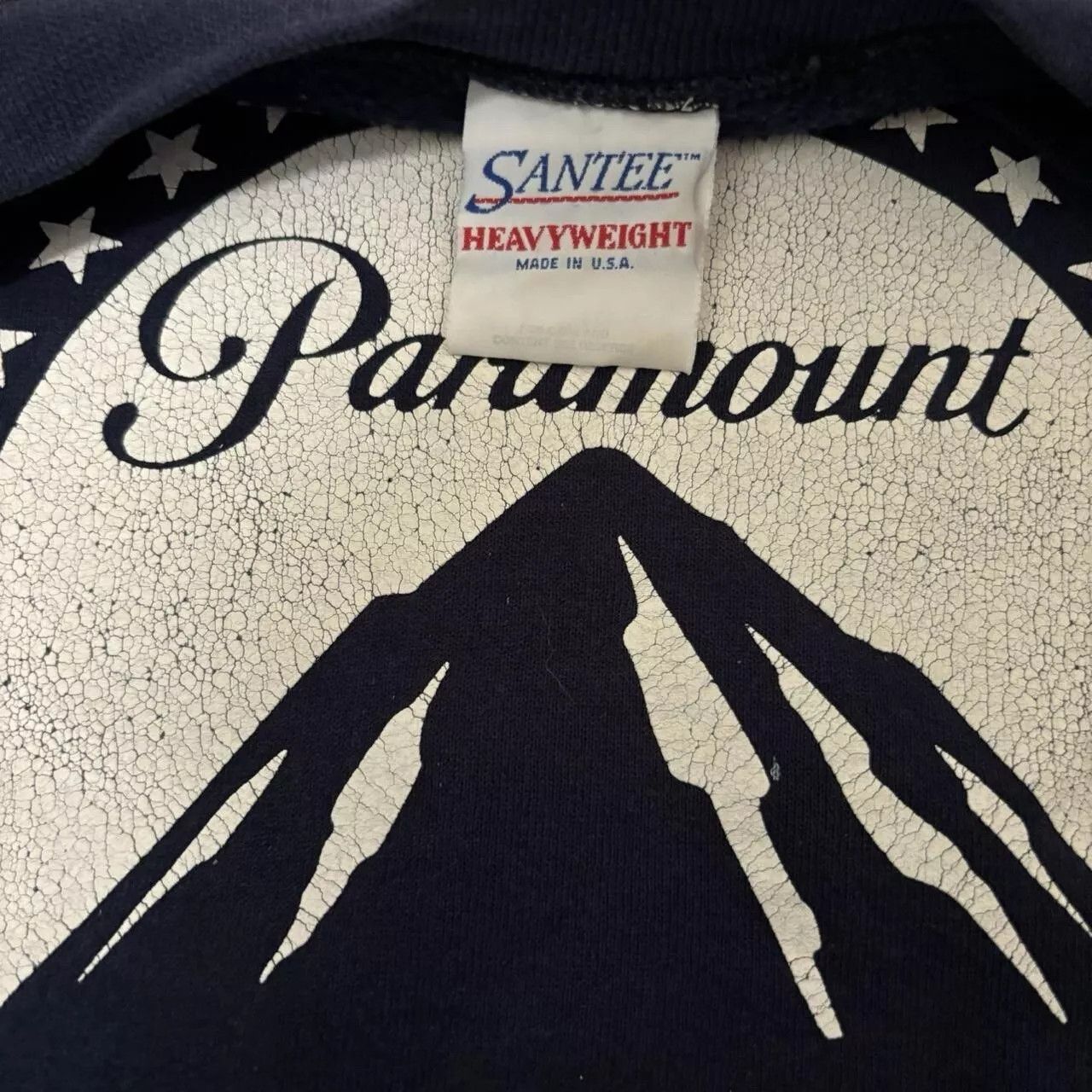 Vintage Vintage Paramount Studios Crewneck Sweatshirt - Navy Blue Size US M / EU 48-50 / 2 - 5 Thumbnail