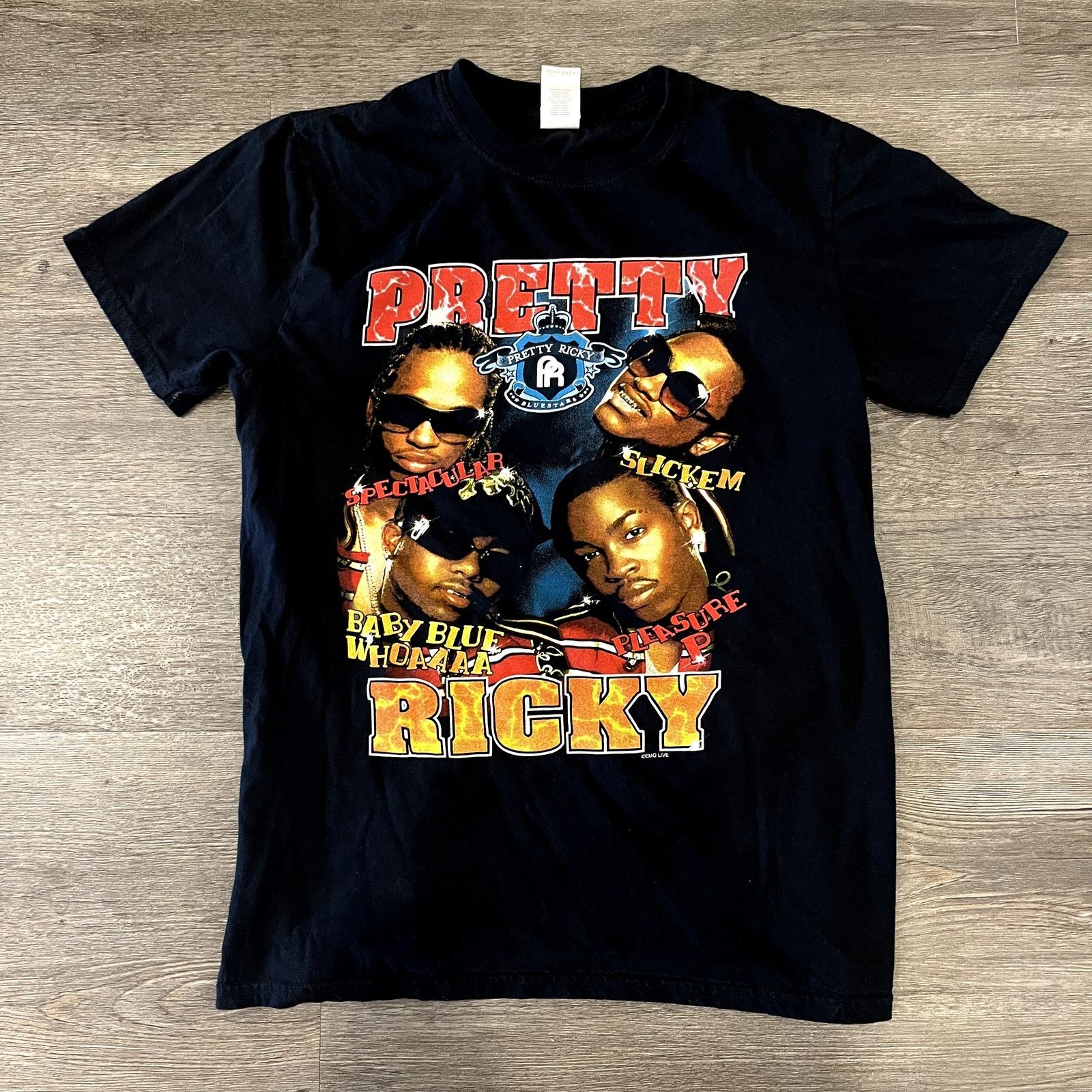 Supreme Vintage Pretty Ricky Bluestars Tour Tee Size S / US 4 / IT 40 - 1 Thumbnail