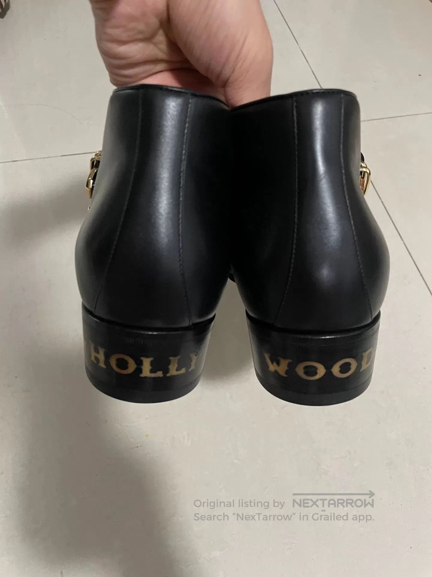 Gucci Gucci 2022 Love Parade Gold Buckle Boots. Size US 10 / EU 43 - 4 Thumbnail