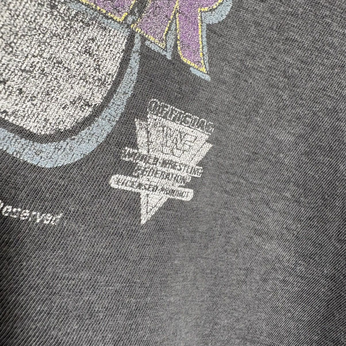 Vintage Vintage 90s Undertaker Spider Web WWF Distressed T-Shirt Size US XL / EU 56 / 4 - 6 Thumbnail