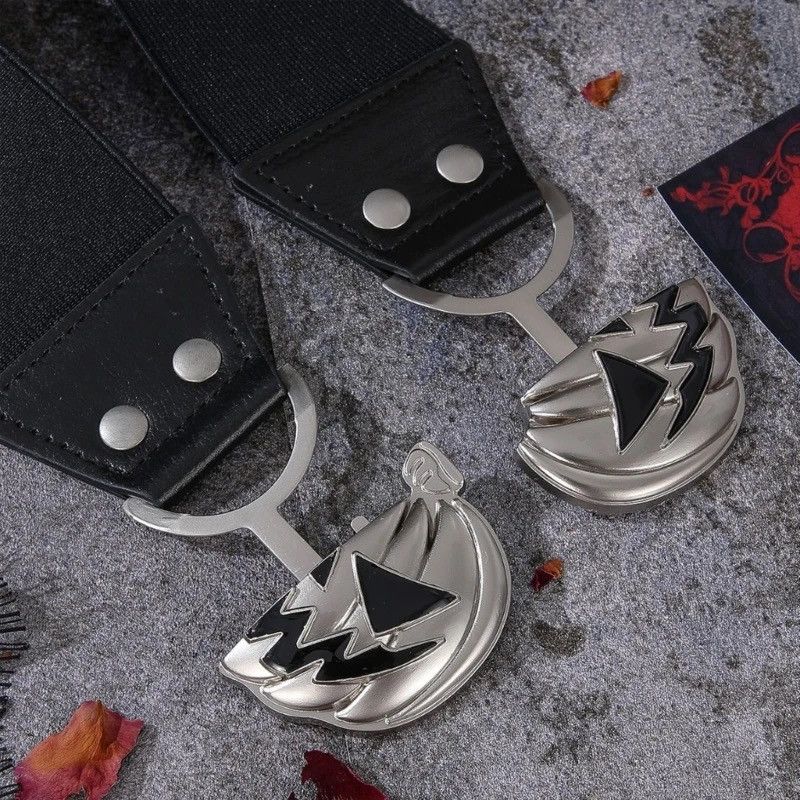 Leather × Vintage 70CM Elastic Halloween Pumpkin Belt Size ONE SIZE - 5 Thumbnail