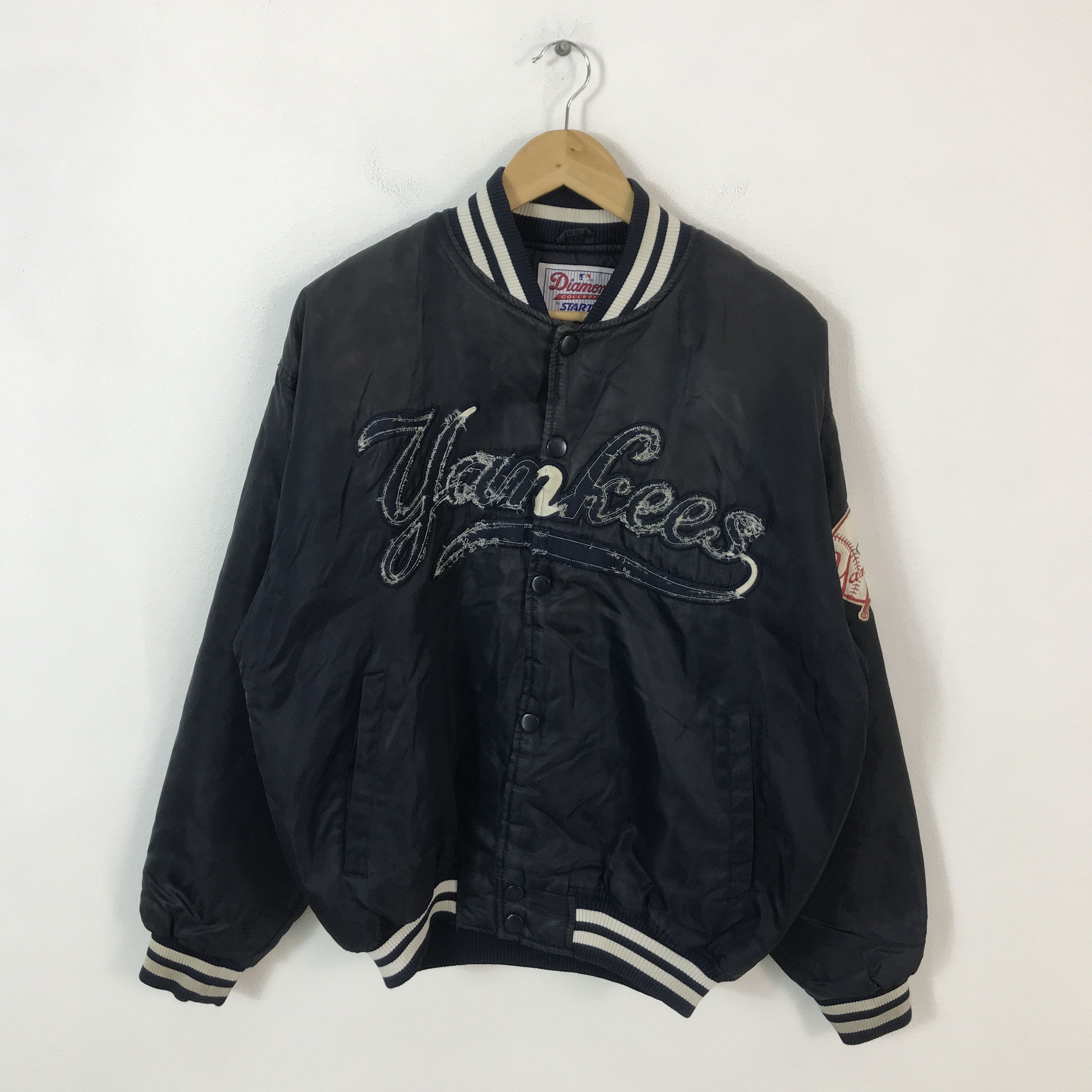 New York Yankees × Supreme New Coaches Jacket Navy | Grailed