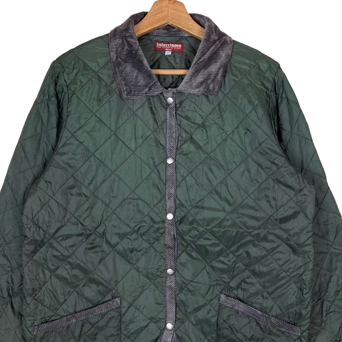 Mizuno Vintage Interrismo by Mizuno Snap Button Quilted Jacket Size US L / EU 52-54 / 3 - 2 Thumbnail