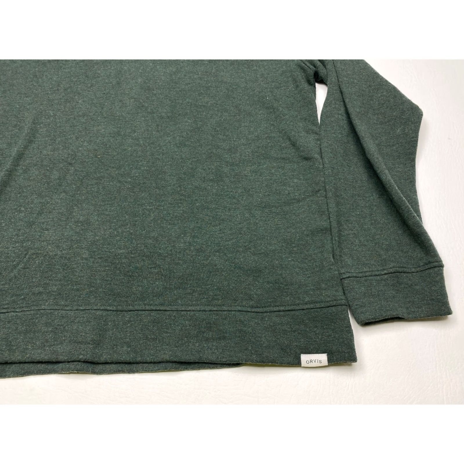 Orvis Orvis Sweatshirt Mens Large L Green Pullover Crew Long Sleeve Fleece Forest 7749 Size US L / EU 52-54 / 3 - 4 Thumbnail
