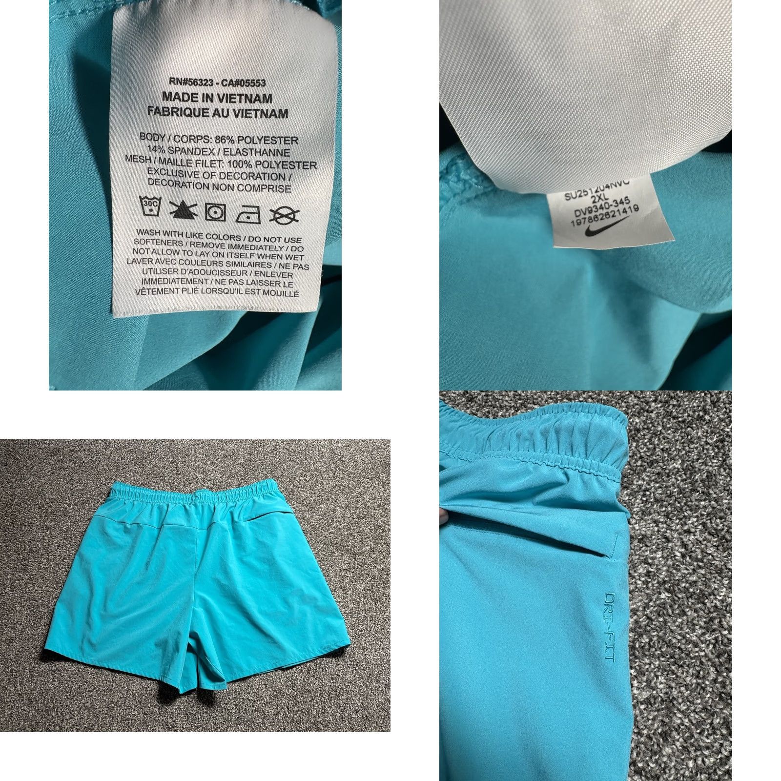 Nike Nike Unlimited 7" Training Shorts Mens 2XL Blue Dri-FIT DV9340 Size US 39 - 8 Thumbnail