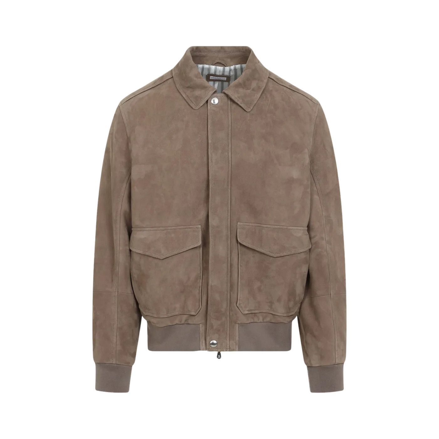Brunello Cucinelli BRUNELLO CUCINELLI Juta Suede Bomber Jacket New & Authentic Size US L / EU 52-54 / 3 - 1 Thumbnail
