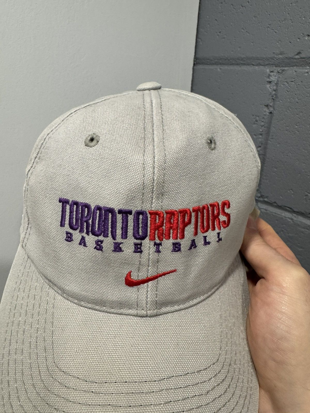 NBA Nike Vintage Vintage Nike Mini Swoosh Toronto Raptors hat 90 s Grailed