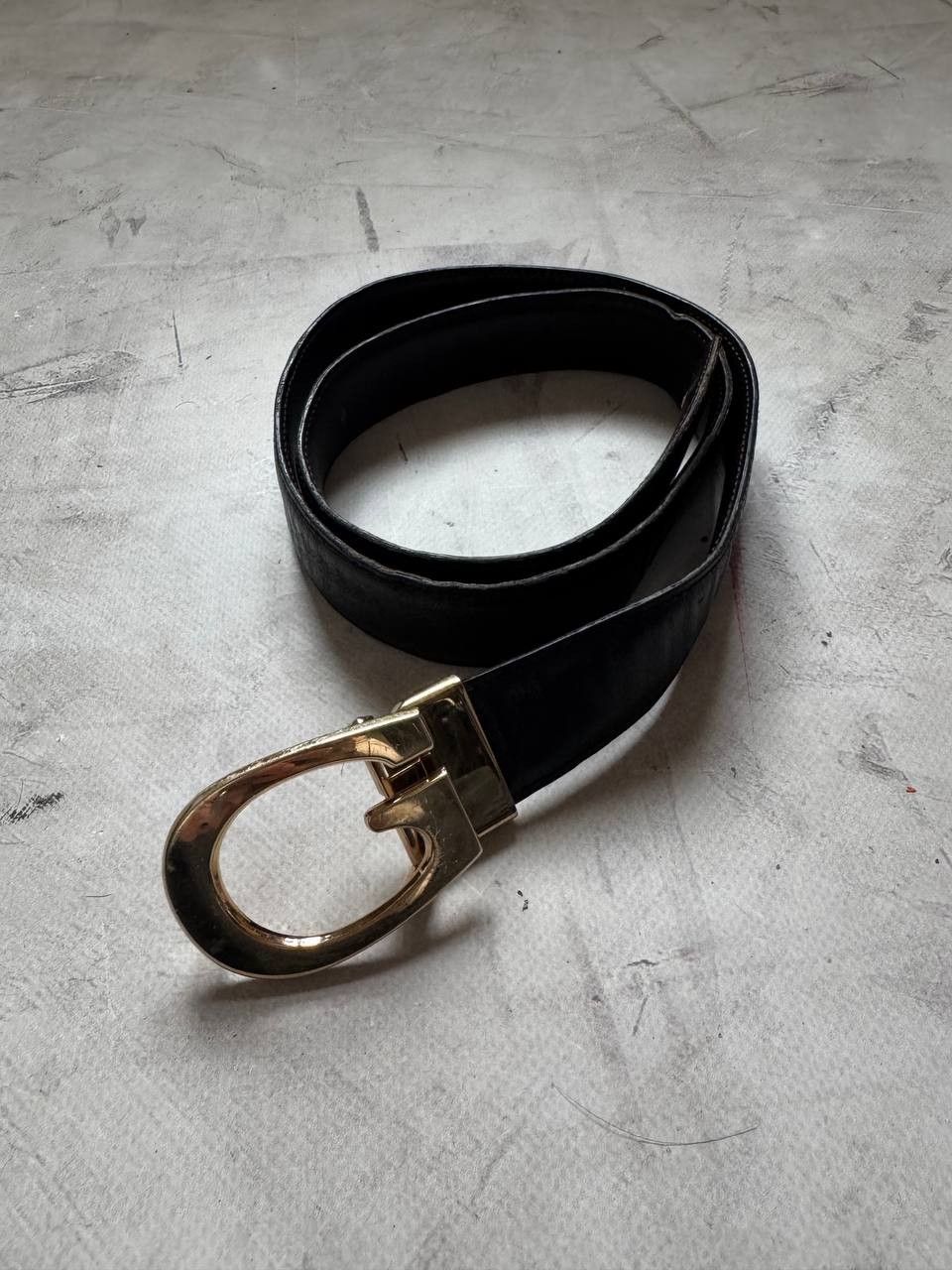 Gucci Vintage Gucci G buckle belt Size ONE SIZE - 1 Thumbnail