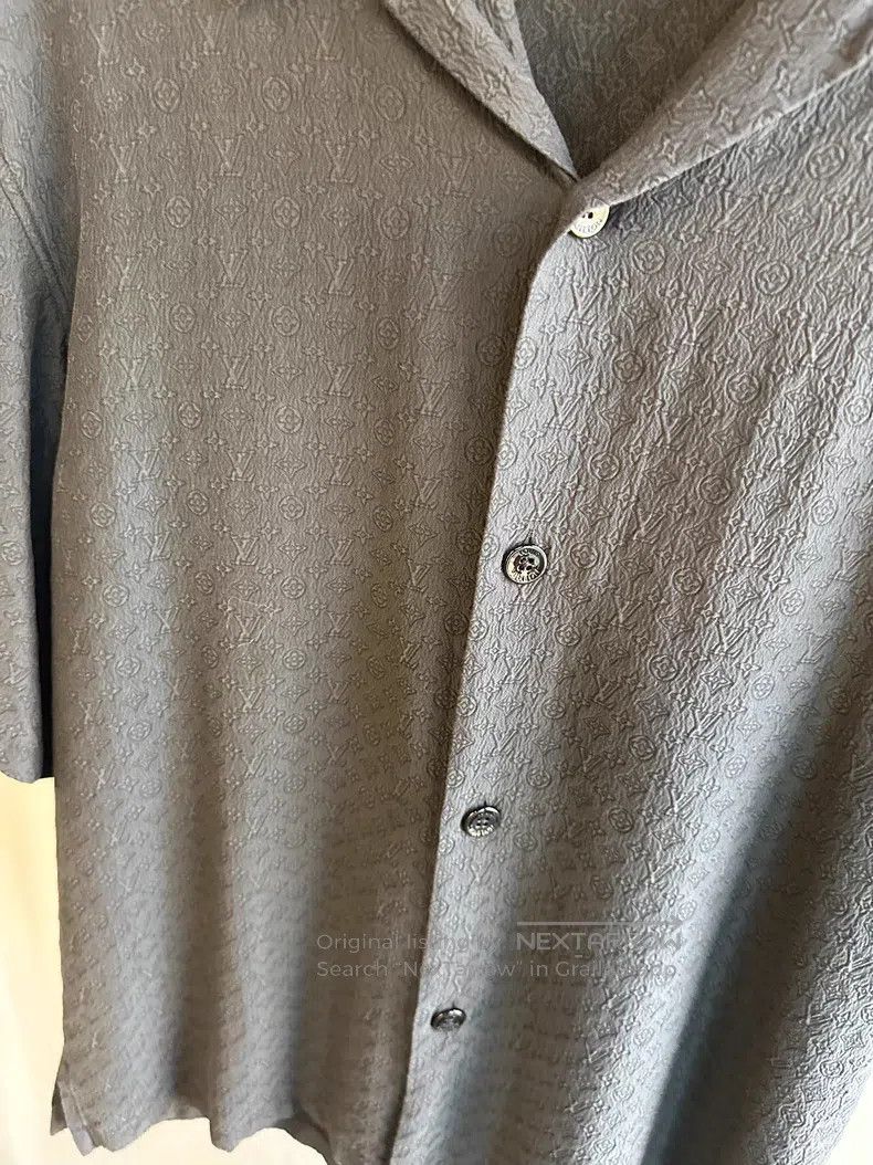 Louis Vuitton Louis Vuitton Full print dark jacquard short sleeve shirt Size US M / EU 48-50 / 2 - 4 Thumbnail