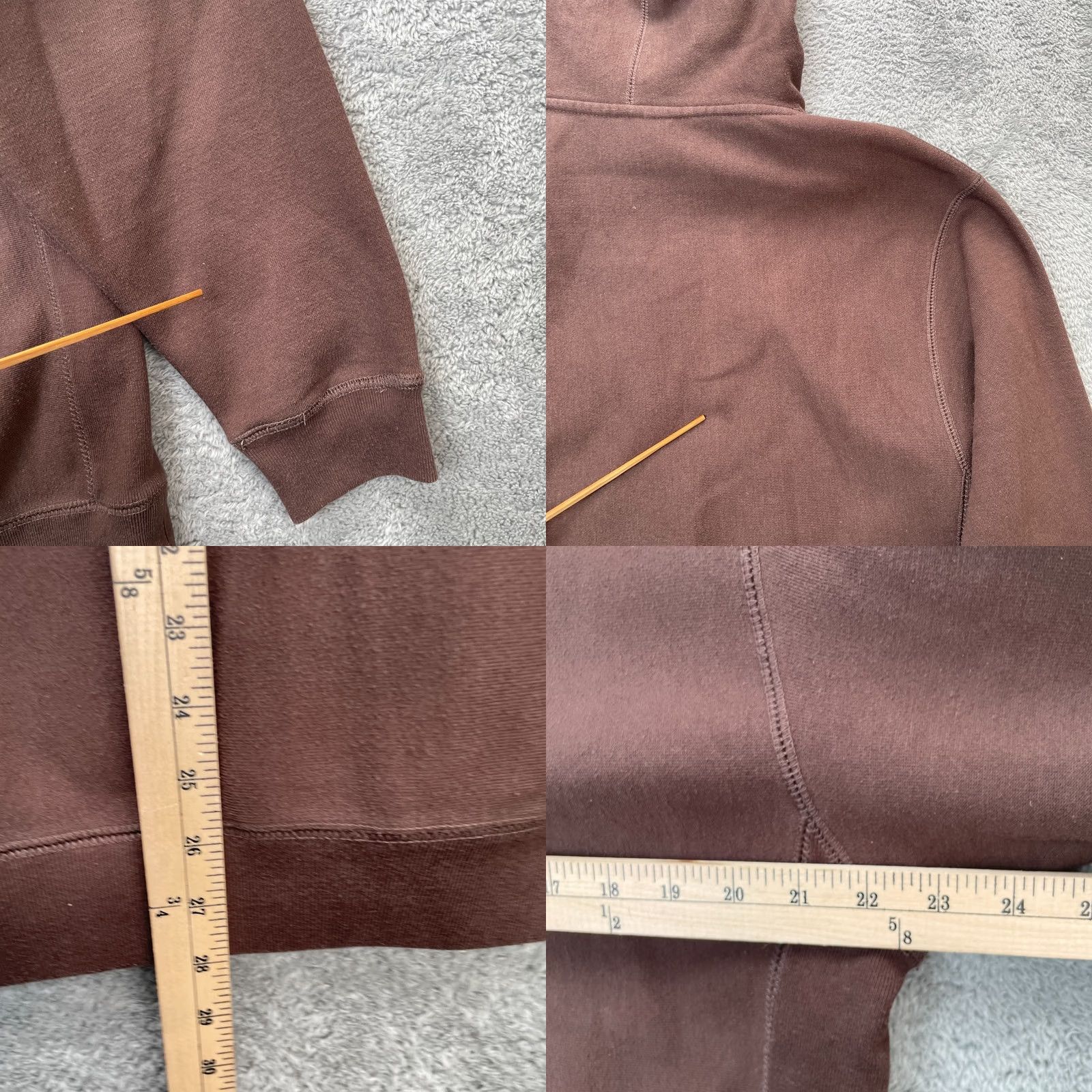 Palace VINTAGE Shoe Palace Hoodie Mens L Brown Pullover Hoodie with Hooded, Lined, Pockets, Drawstring, Crew Neck, City, Classic, Preppy Size US L / EU 52-54 / 3 - 8 Thumbnail