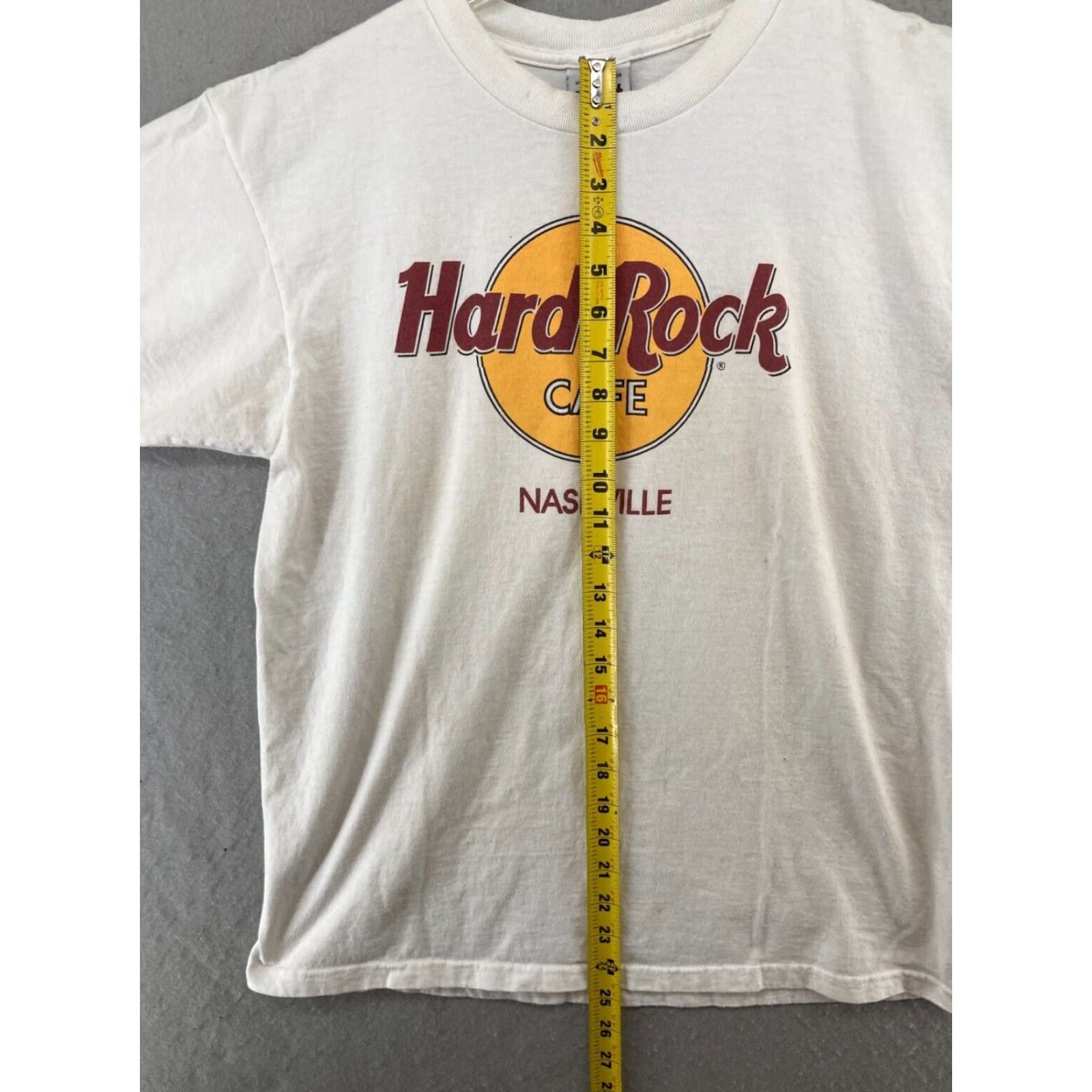Hard Rock Cafe Hard Rock Cafe Graphic Print T-Shirt Mens Medium White USA Made Size US M / EU 48-50 / 2 - 3 Thumbnail