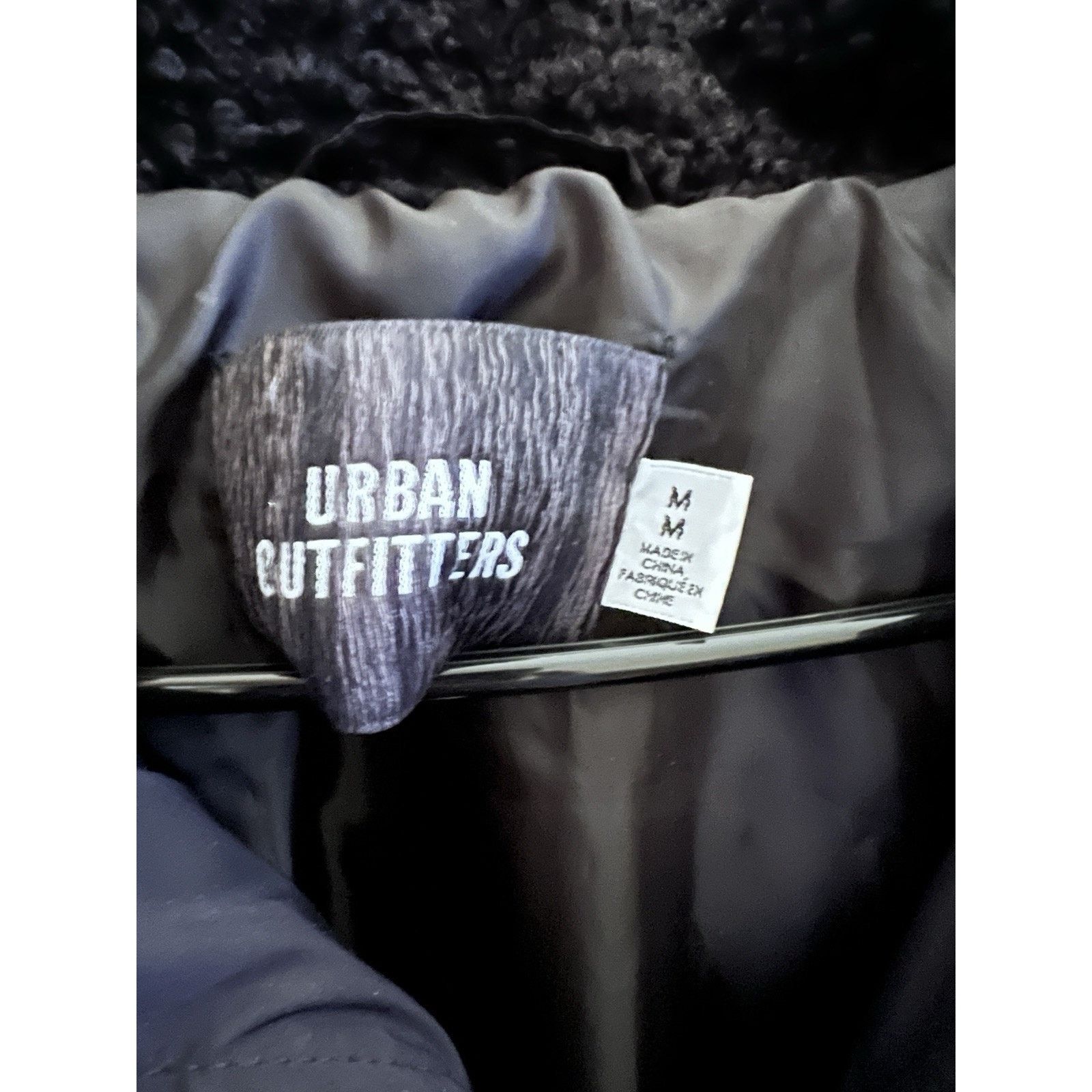 Urban Outfitters Urban Outfitters Black Zip Up Puffer Jacket M Sherpa Collar Size US M / EU 48-50 / 2 - 8 Thumbnail