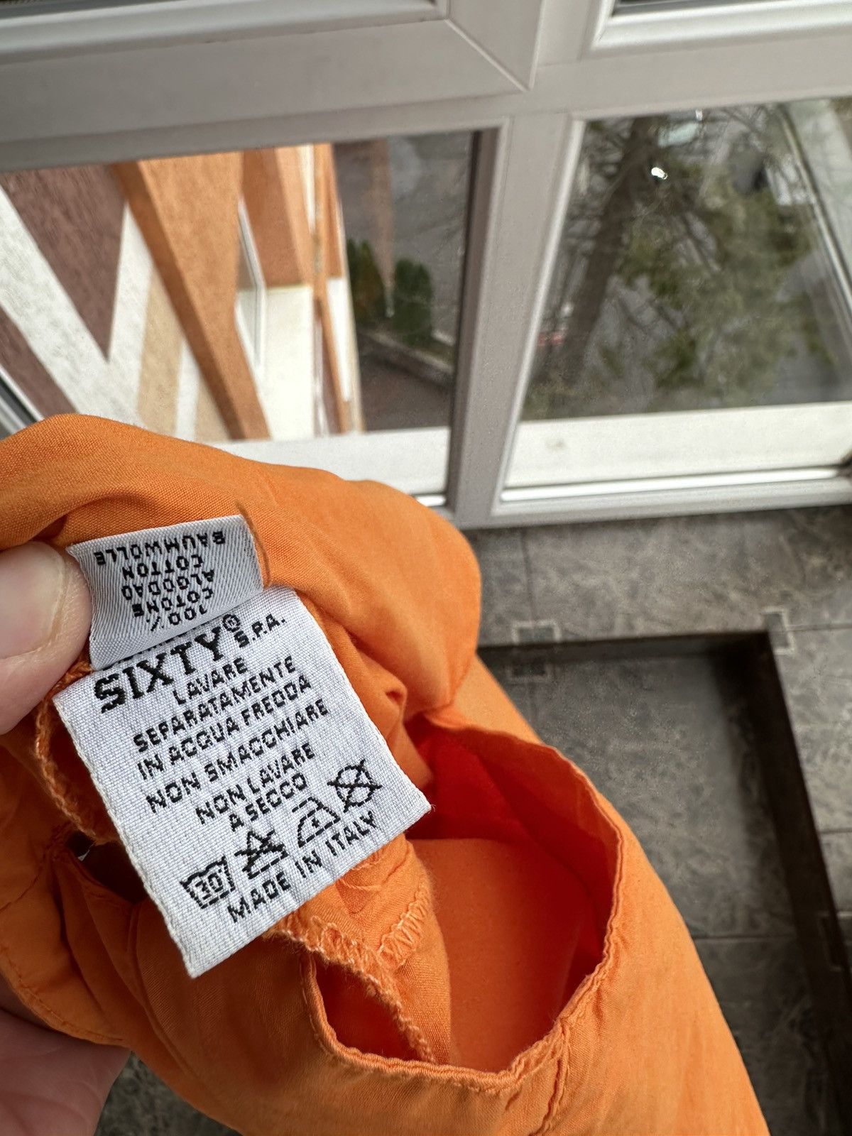 Miss Sixty Miss Sixty Orange Wrap Waist Wide Leg Pants Made in Italy Size 24" / US 00 / IT 34 - 8 Thumbnail
