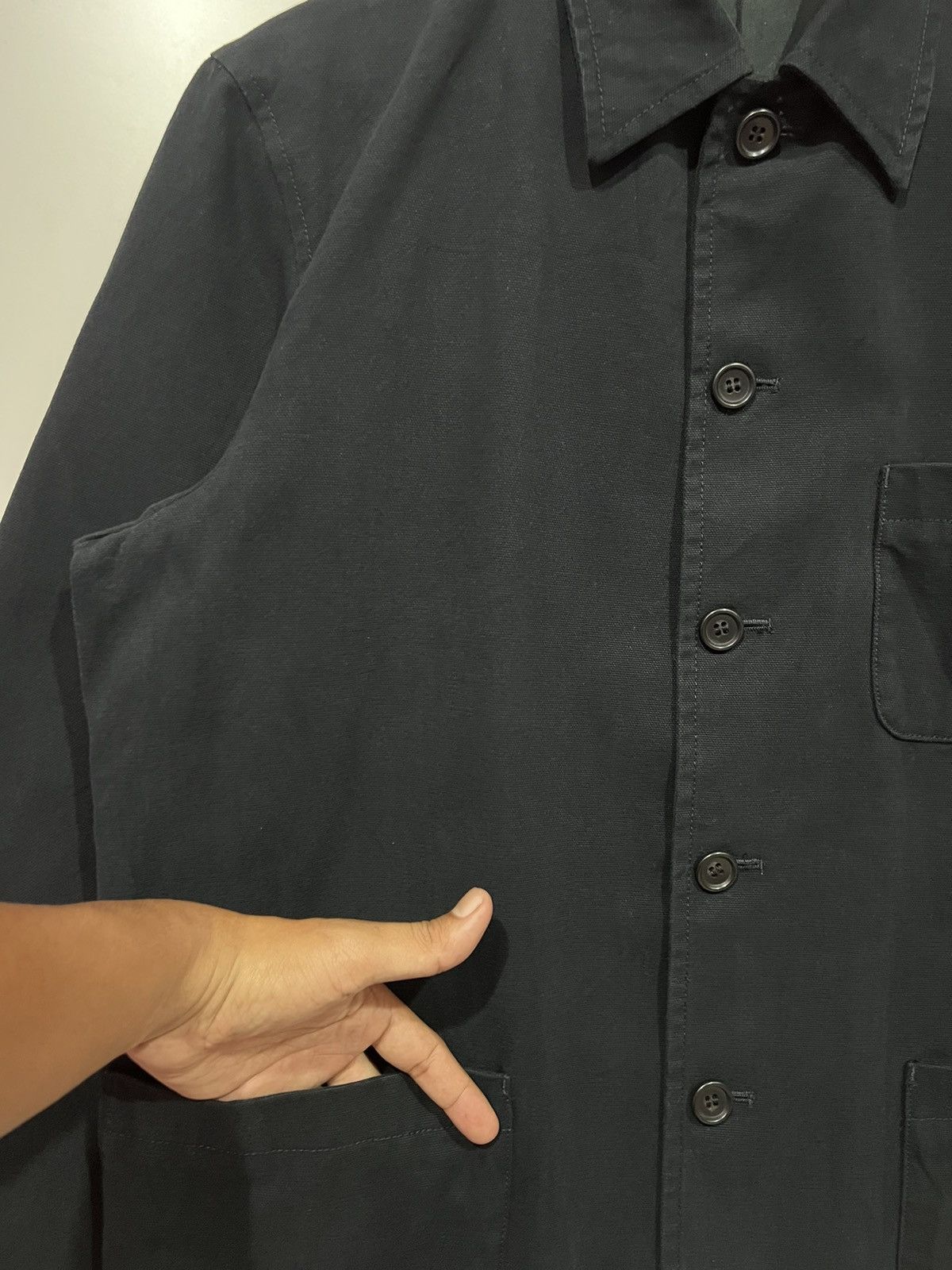Issey Miyake 🔥 ISSEY MIYAKE DENIM iM D.CANVAS CHORE JACKET - M Size US M / EU 48-50 / 2 - 6 Thumbnail