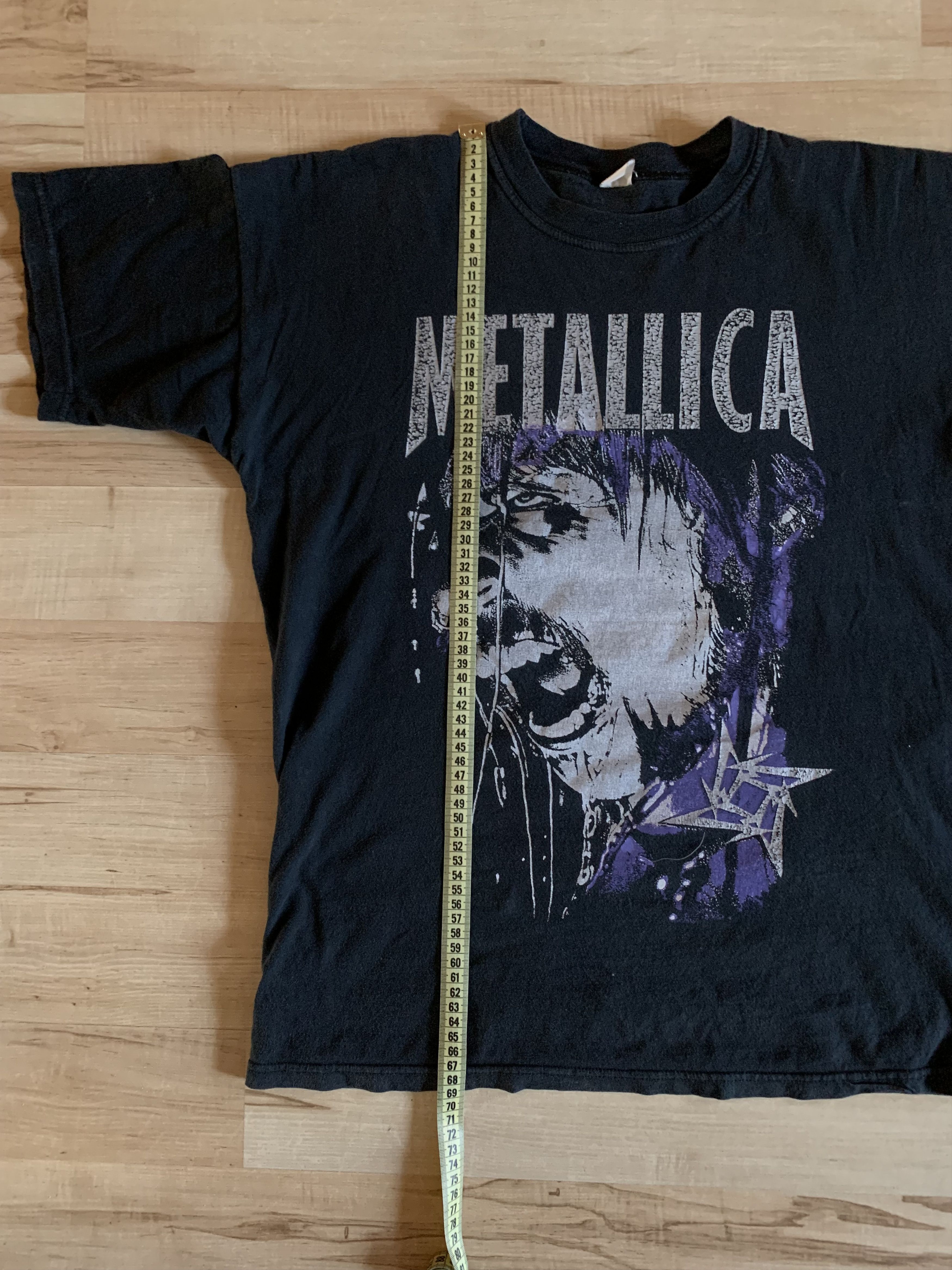 Band Tees × Metallica × Vintage Metallica Black Band Tee Rock T-shirt Size US L / EU 52-54 / 3 - 6 Thumbnail