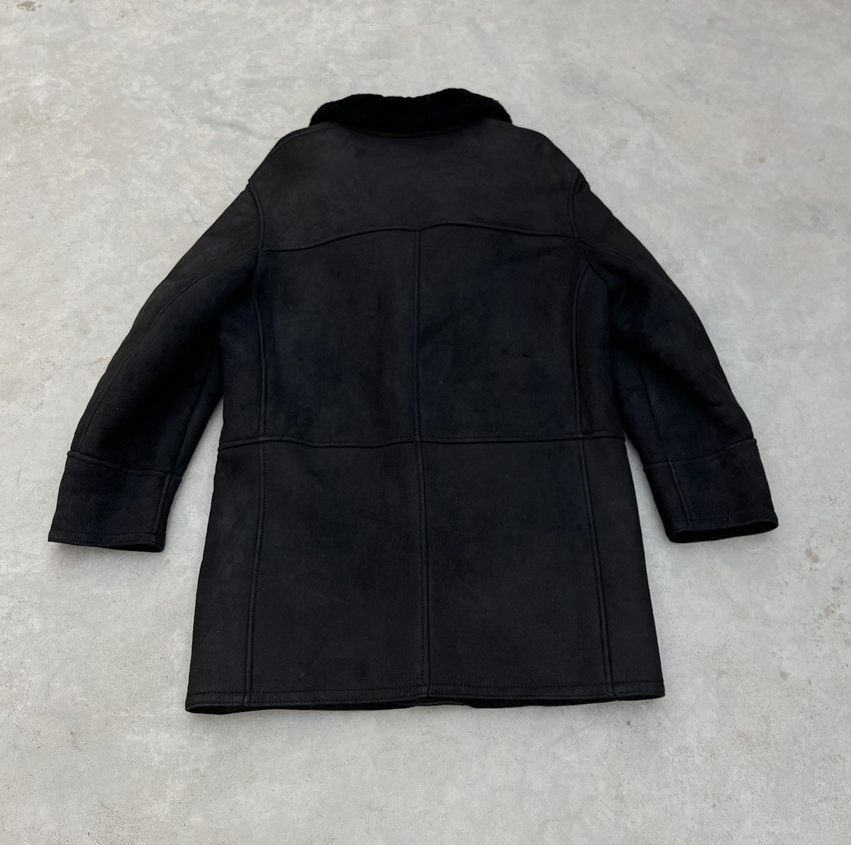 Saint Laurent Paris RARE VINTAGE 🔥YVES SAINT LAURENT SHEARLING SUEDE JACKET Size US M / EU 48-50 / 2 - 11 Thumbnail