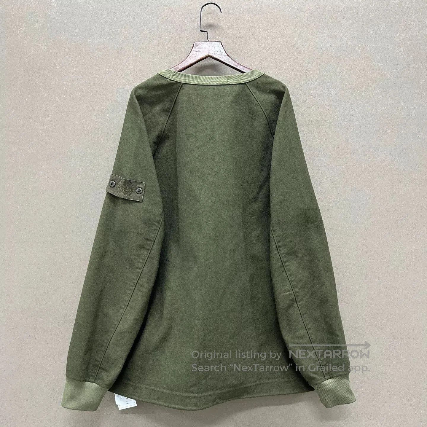 Stone Island Green Long-Sleeve Sweatshirt Size L. Size US L / EU 52-54 / 3 - 2 Thumbnail
