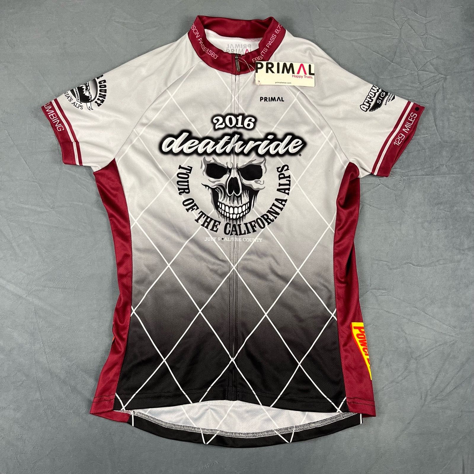 Other NWT! Primal 2016 Deathride Tour Cycling Jersey X-08 Size M / US 6-8 / IT 42-44 - 1 Thumbnail