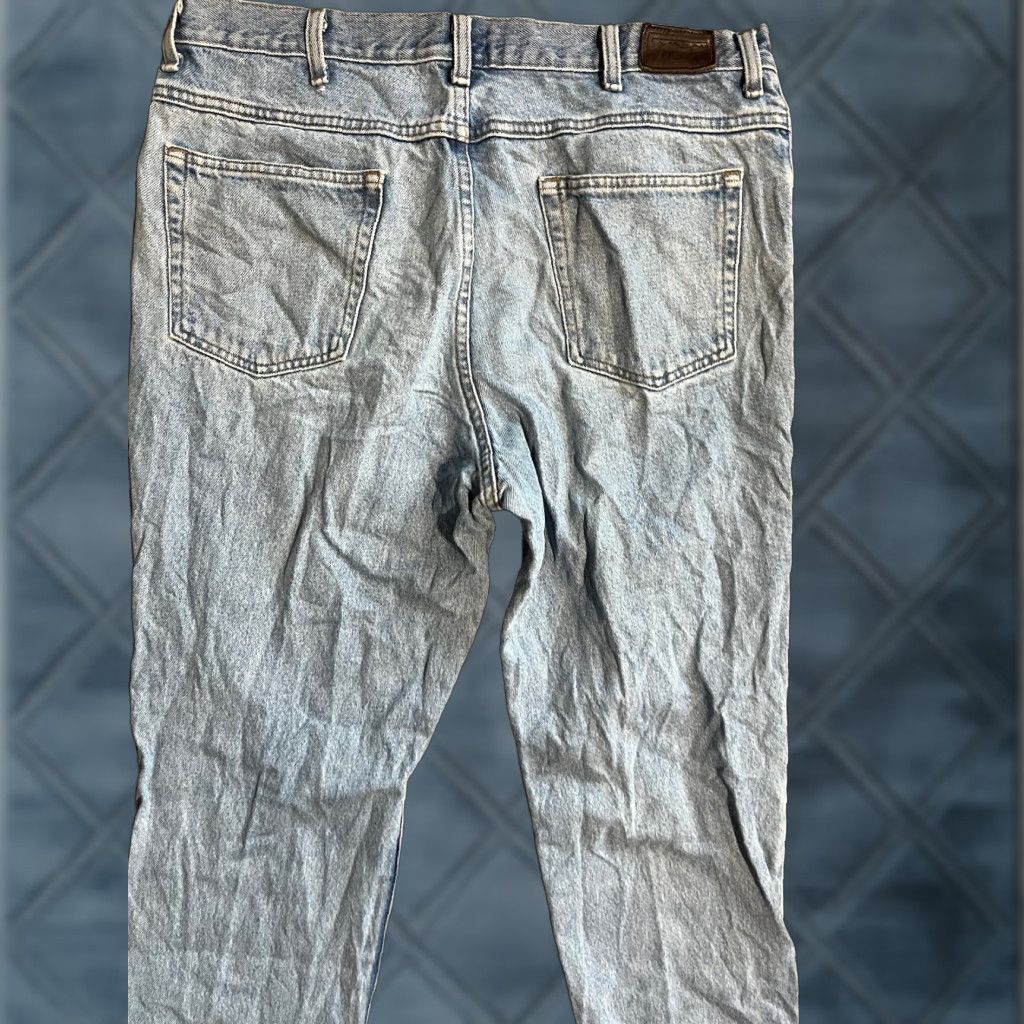 Denime VINTAGE LL Bean Jeans Mens Classic Denim Blue 36x30 100% Cotton 5-Pocket Straight Classic Fit Size US 36 / EU 52 - 1 Thumbnail