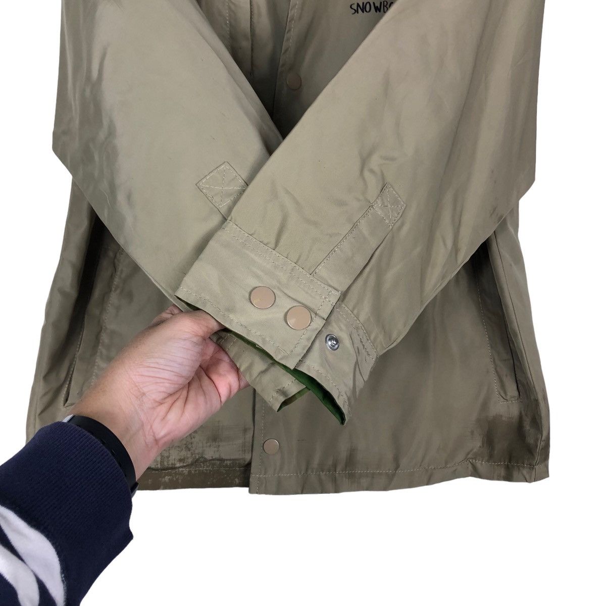 Japanese Brand 🔥Very Worn Bomber Jacket Banps Snowboarding Big Logo Size US M / EU 48-50 / 2 - 15 Thumbnail