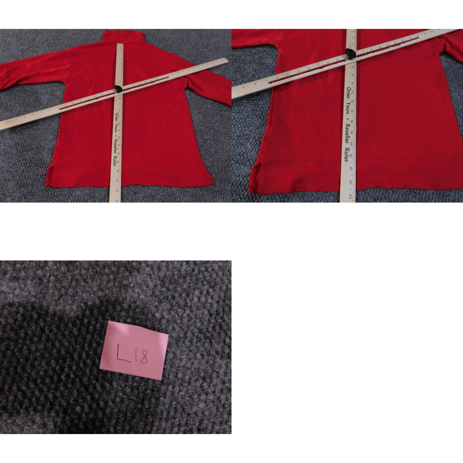 Ralph Lauren Lauren Ralph Lauren Turtleneck Sweater Womens Small Red Long Sleeve Knit Pullover Class ic Casual Winter Fall Button Logo Pockets Stretch Size S / US 4 / IT 40 - 9 Thumbnail