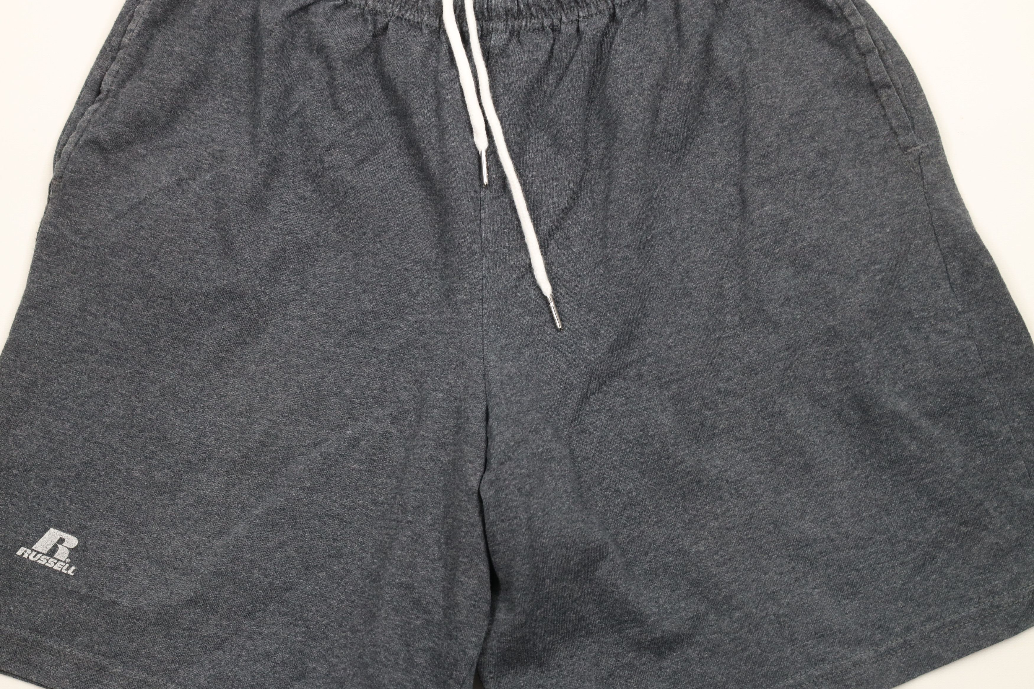 Russell Athletic × Vintage Vintage 90s Russell Athletic Above Knee Dad Shorts Gray Size US 32 / EU 48 - 3 Thumbnail