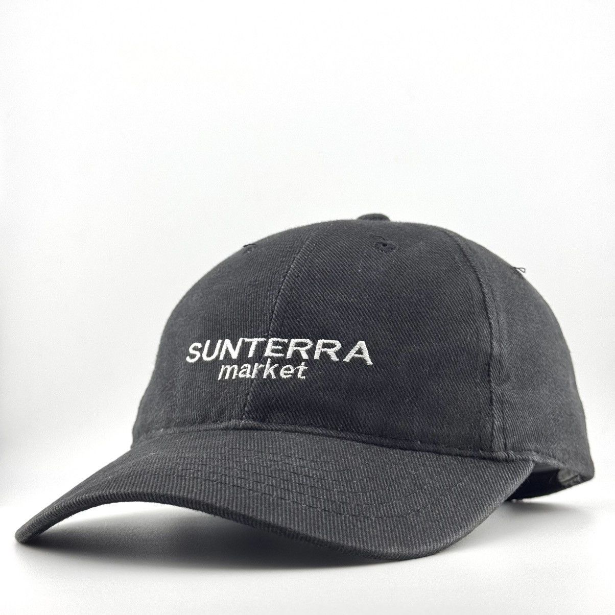Vintage Sunterra Market Embroidered Logo Cap Black Washed CA Merch Size ONE SIZE - 3 Thumbnail