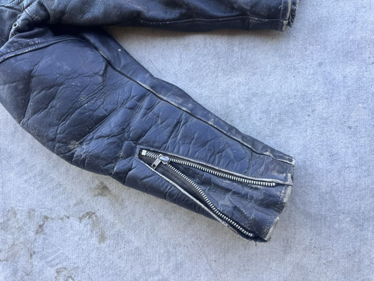 Harley Davidson Harley Motorcycle Vintage Leather Black Jacket 60s era Size US M / EU 48-50 / 2 - 13 Thumbnail