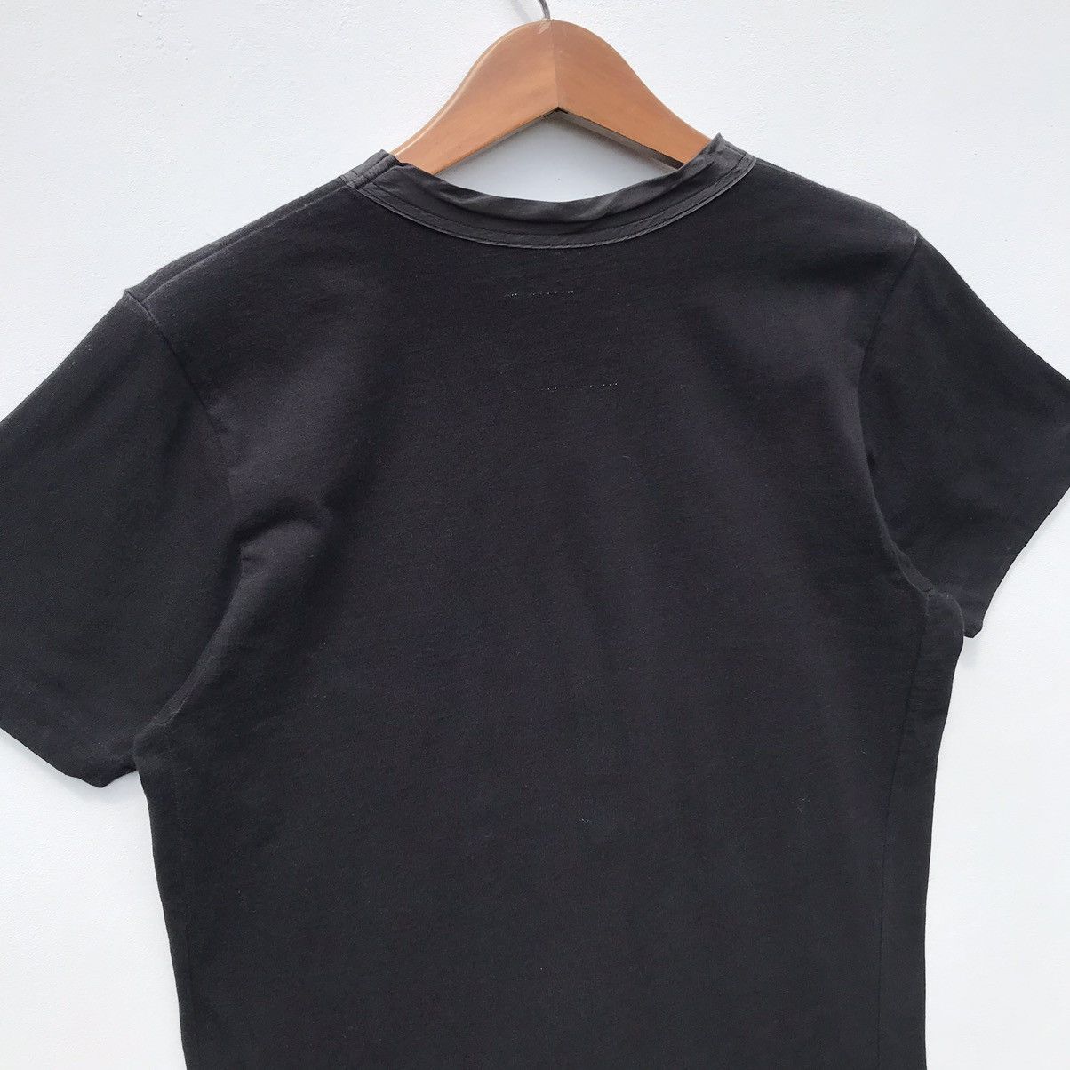 Sacai Sacai 1790 Black Vneck Pocket Tee Sacai Japanese Designer Size US M / EU 48-50 / 2 - 7 Thumbnail