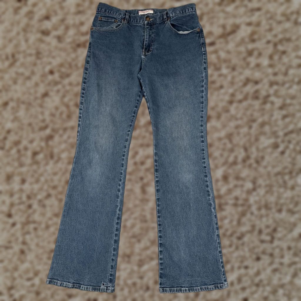 Vintage UNIONBAY Jeans Womens 29 Blue Medium Wash Mid Rise Straight Leg Denim 29x31 Size 29" - 1 Thumbnail