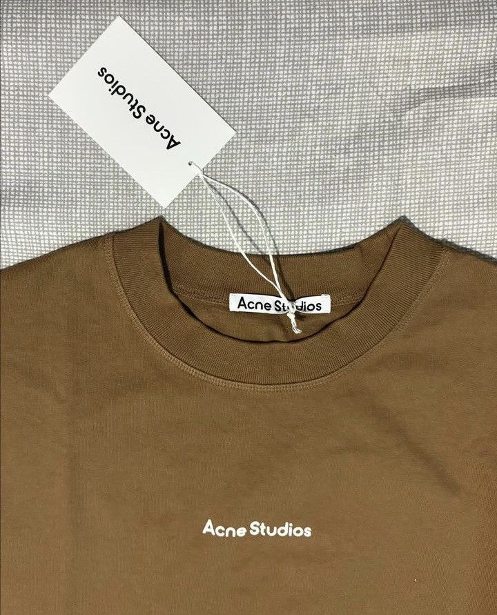 image of Acne Studios Brown Printed T-Shirt, Men's (Size XL)