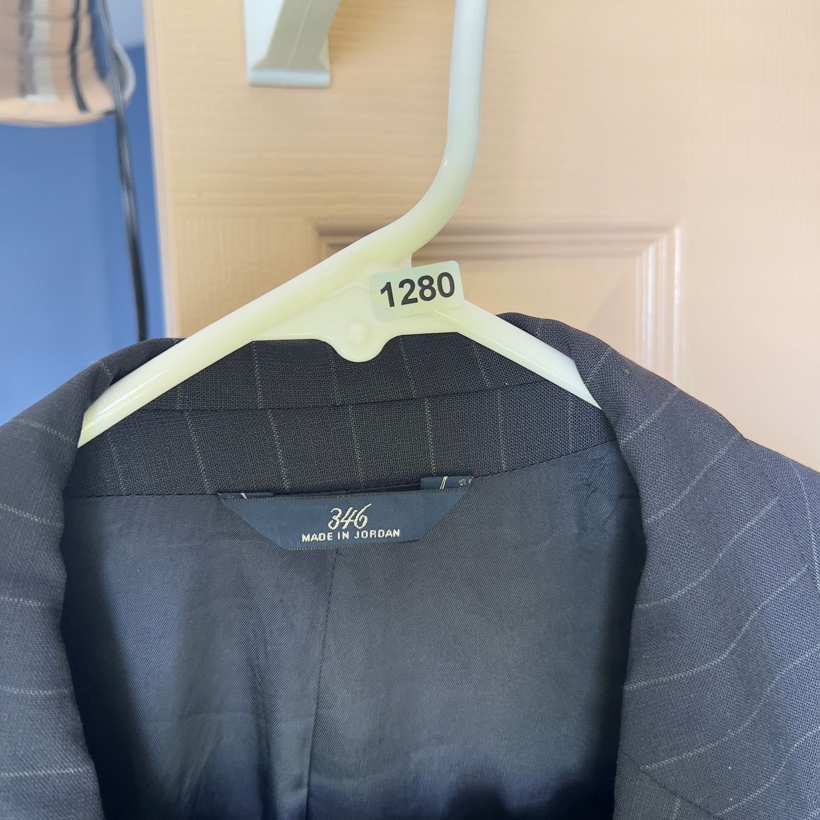 Brooks Brothers Brooks Brothers 346 Pin Stripe Suit SZ 43R Classic Blue Wool Size 42R - 22 Thumbnail