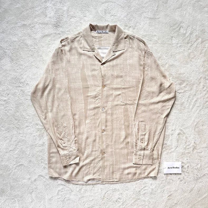 acne studios Casual loose long-sleeved shirt 2506-Nextarrow