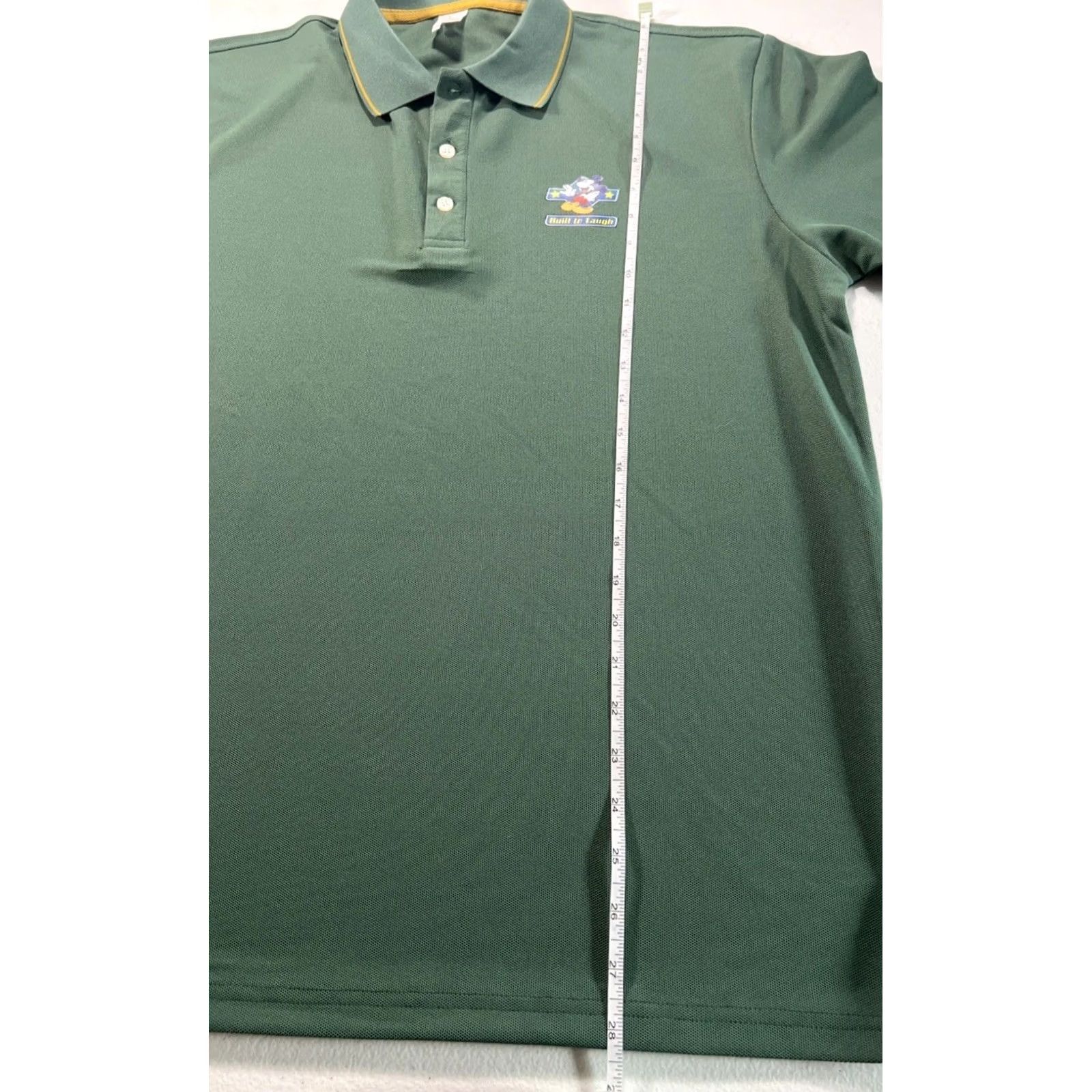 Vintage Mickey Mouse Polo Shirt Men’s L Short Sleeve Green Polo Shirt Polo Shirt Men L Green Mickey Mouse Polo shirt for Golf Casual Shirt Size US L / EU 52-54 / 3 - 6 Thumbnail