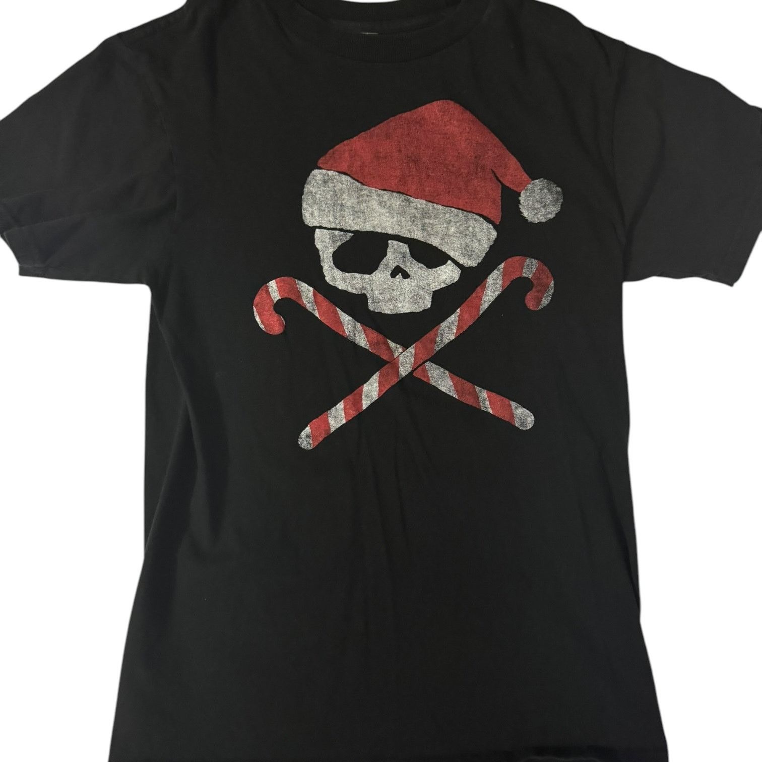 Other Christmas Holiday Santa Skull Candy Cane Crossbones Small Size US S / EU 44-46 / 1 - 1 Thumbnail