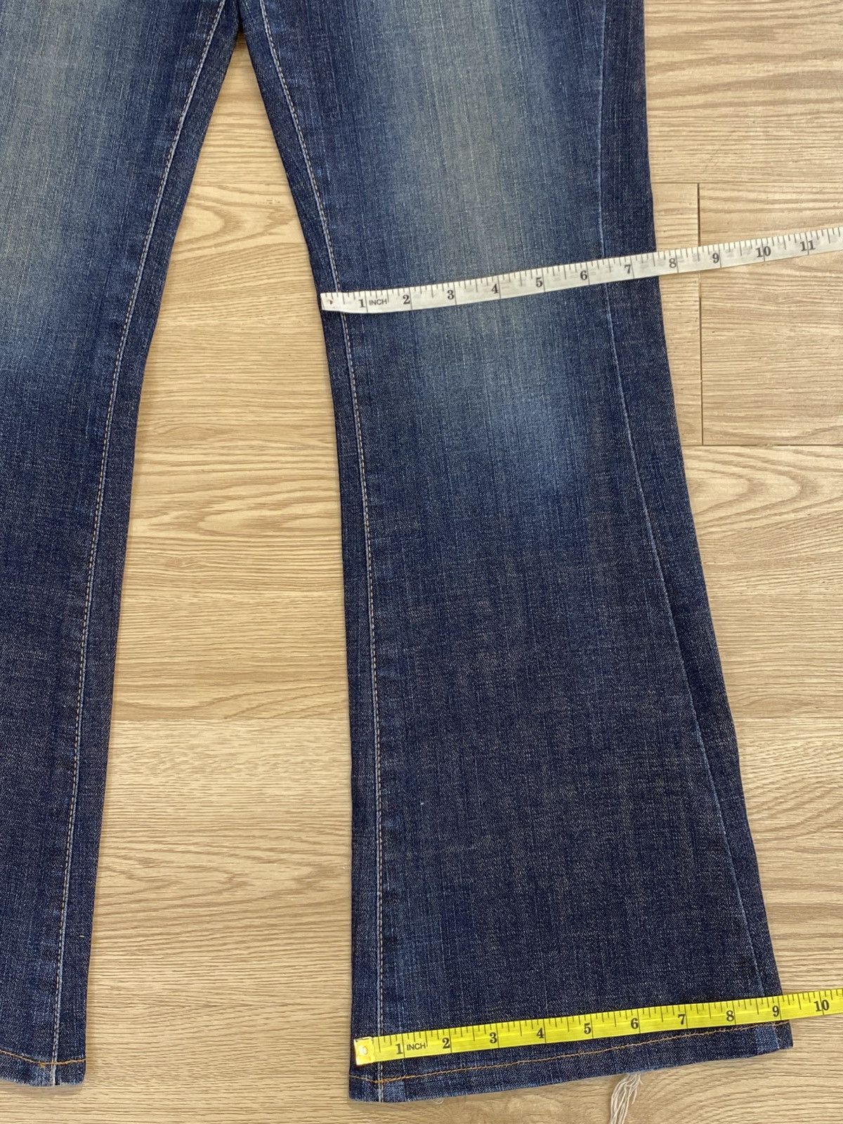 Edwin Miss Edwin Blue Wash Style Flare Jeans Size 26" / US 2 / IT 38 - 17 Thumbnail