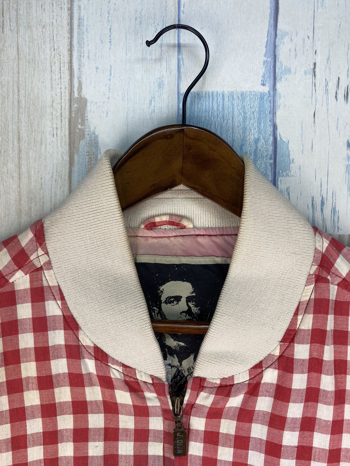 Vintage Vintage 1993 James Dean Gingham Bomber Jacket Size US M / EU 48-50 / 2 - 17 Thumbnail