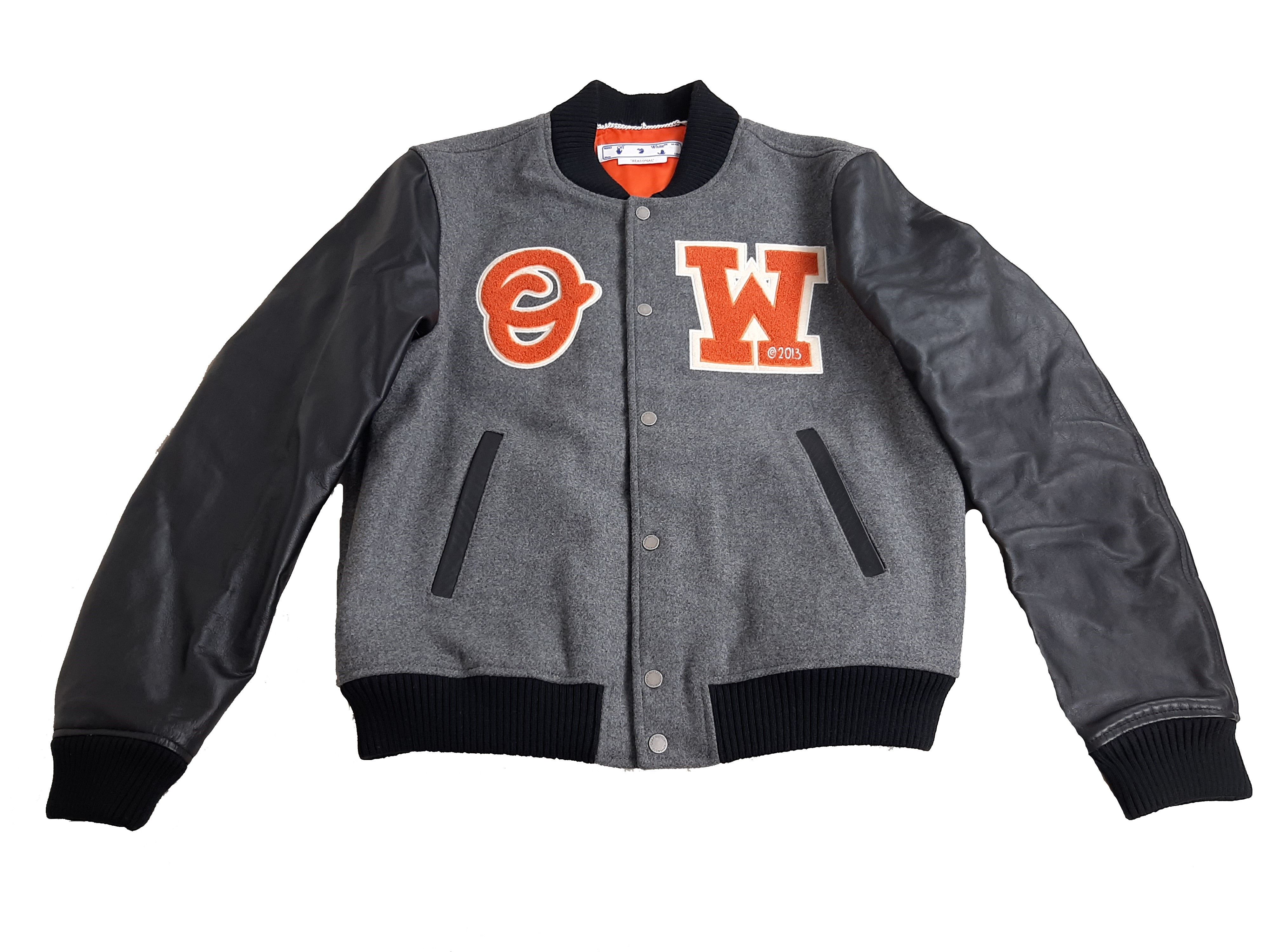 Off-White Off-White Patchwork Varsity Jacket Size M Seen on Ludacris Size US M / EU 48-50 / 2 - 2 Thumbnail