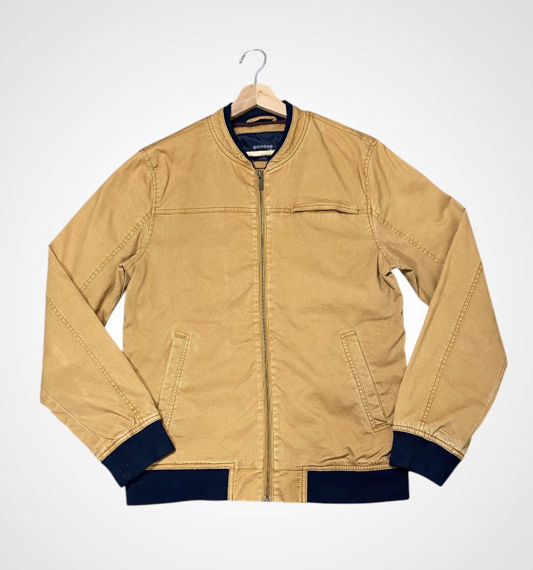 Bonobos A10 Rare - Bonobo Jeans Duck Canvas Zipper Jacket Size US M / EU 48-50 / 2 - 3 Thumbnail
