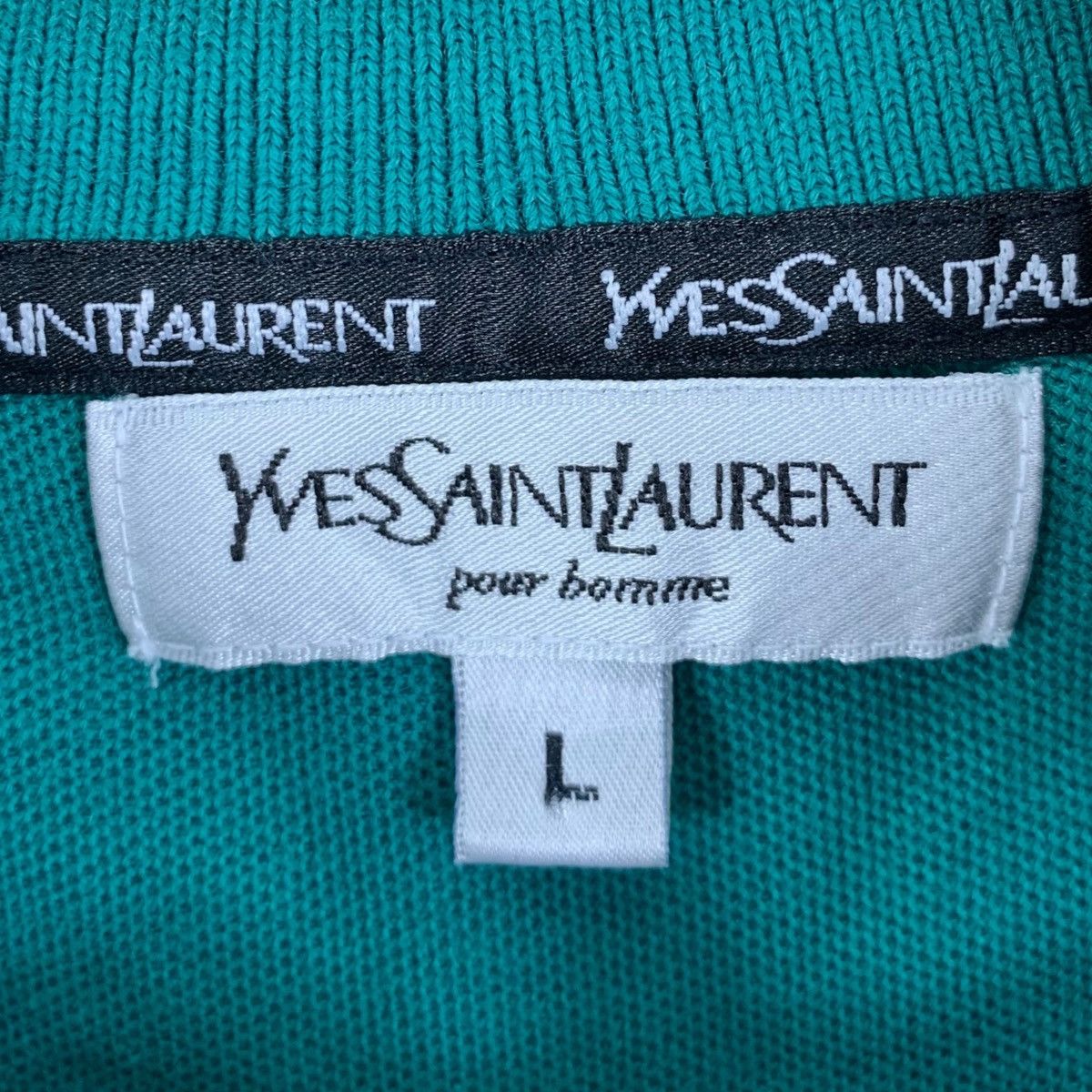 Yves Saint Laurent YvesSaintLaurent YSL Pour Homme French Fashion Polos T-Shirt Size US L / EU 52-54 / 3 - 6 Thumbnail