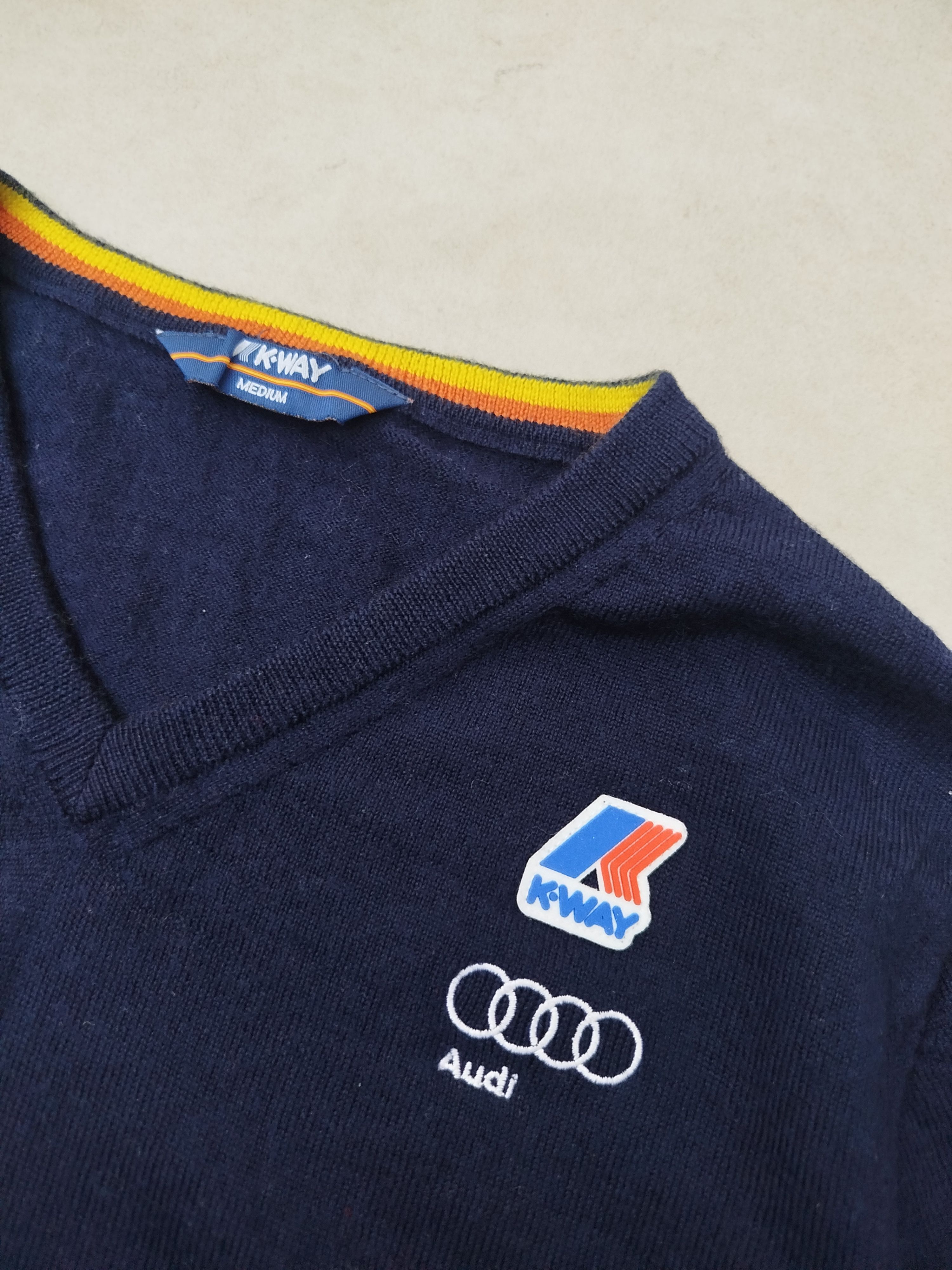 Audi Fisi team K-WAY sweater wool Audi falconeri Size US M / EU 48-50 / 2 - 2 Thumbnail