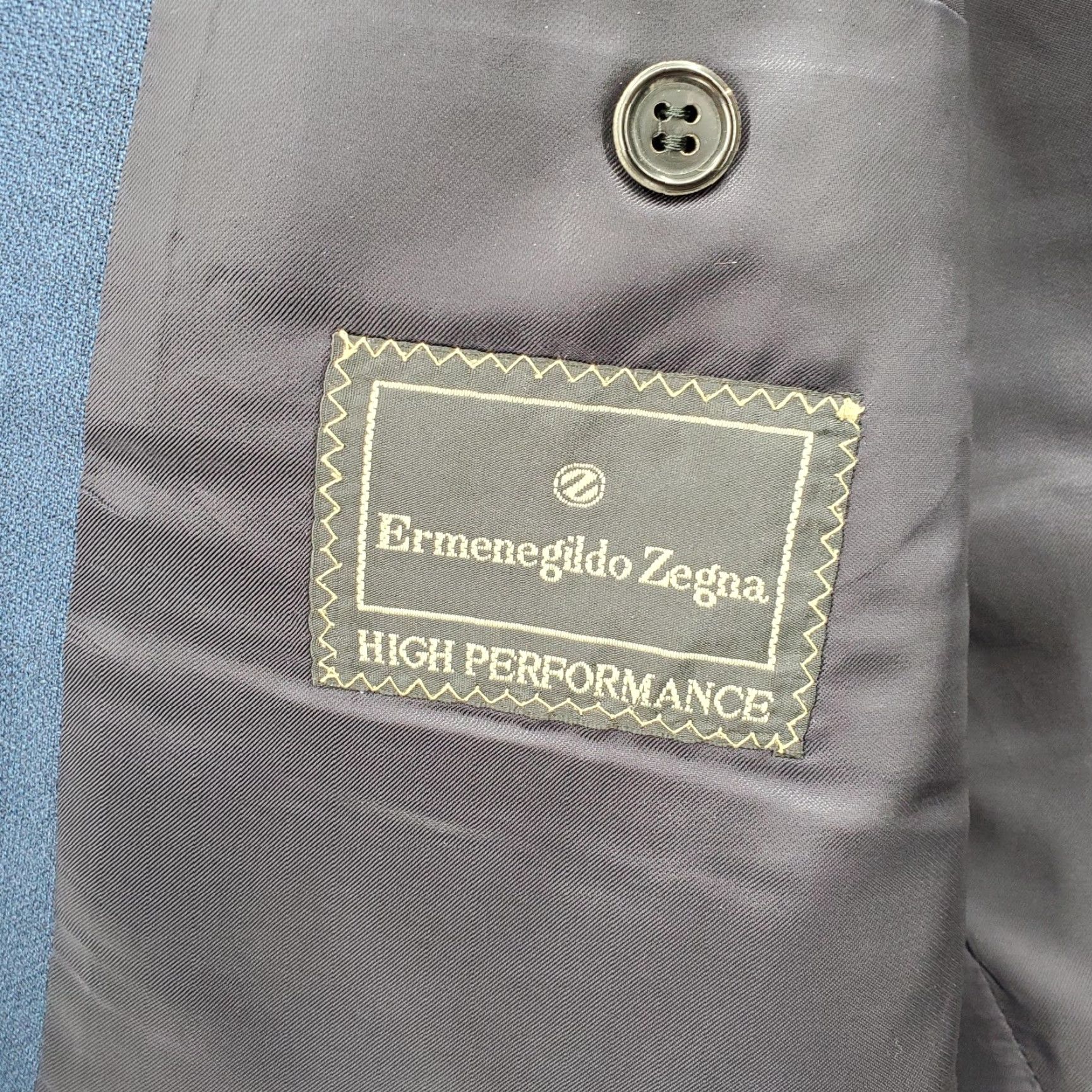Ermenegildo Zegna VINTAGE Richard's Greenwich Blazer Mens 42L Blue Ermenegildo Zegna Fabric Sport Coat Size 42R - 4 Thumbnail