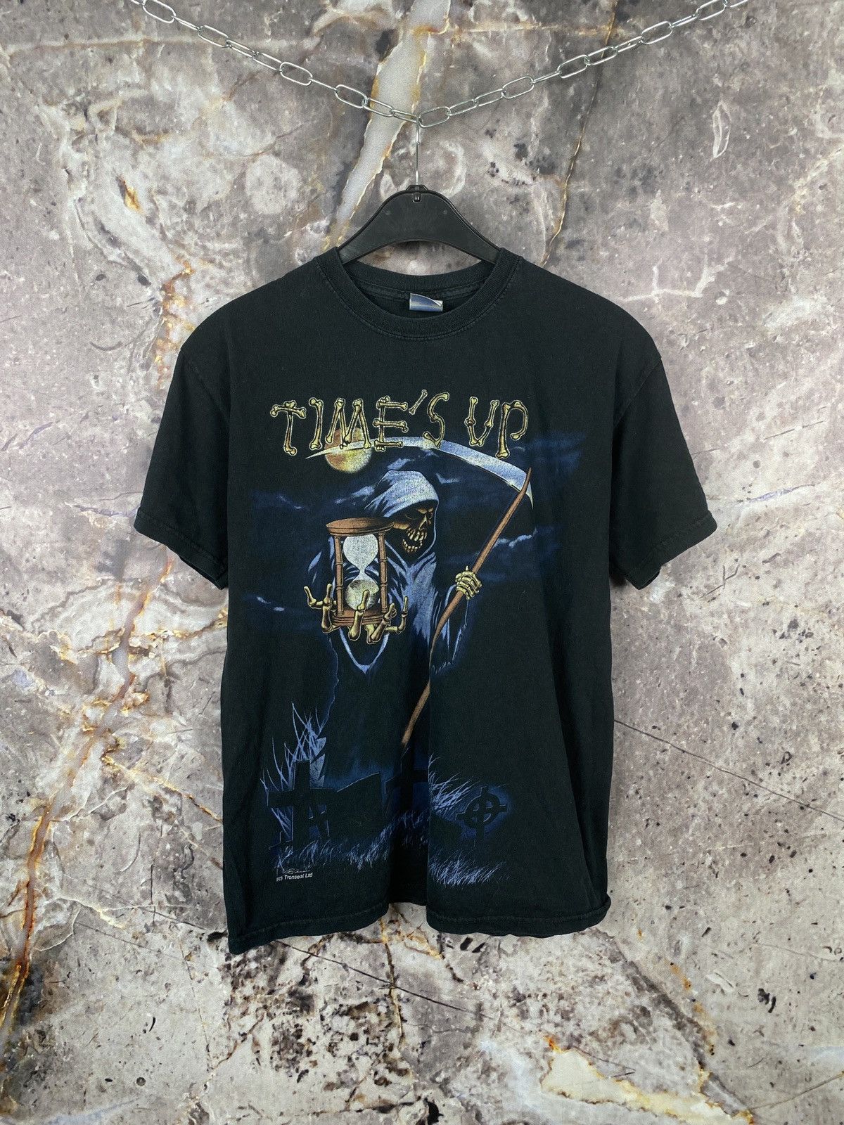 Other Men’s Times Up T-Shirt Vintage Skeleton Size Medium Size US M / EU 48-50 / 2 - 1 Thumbnail