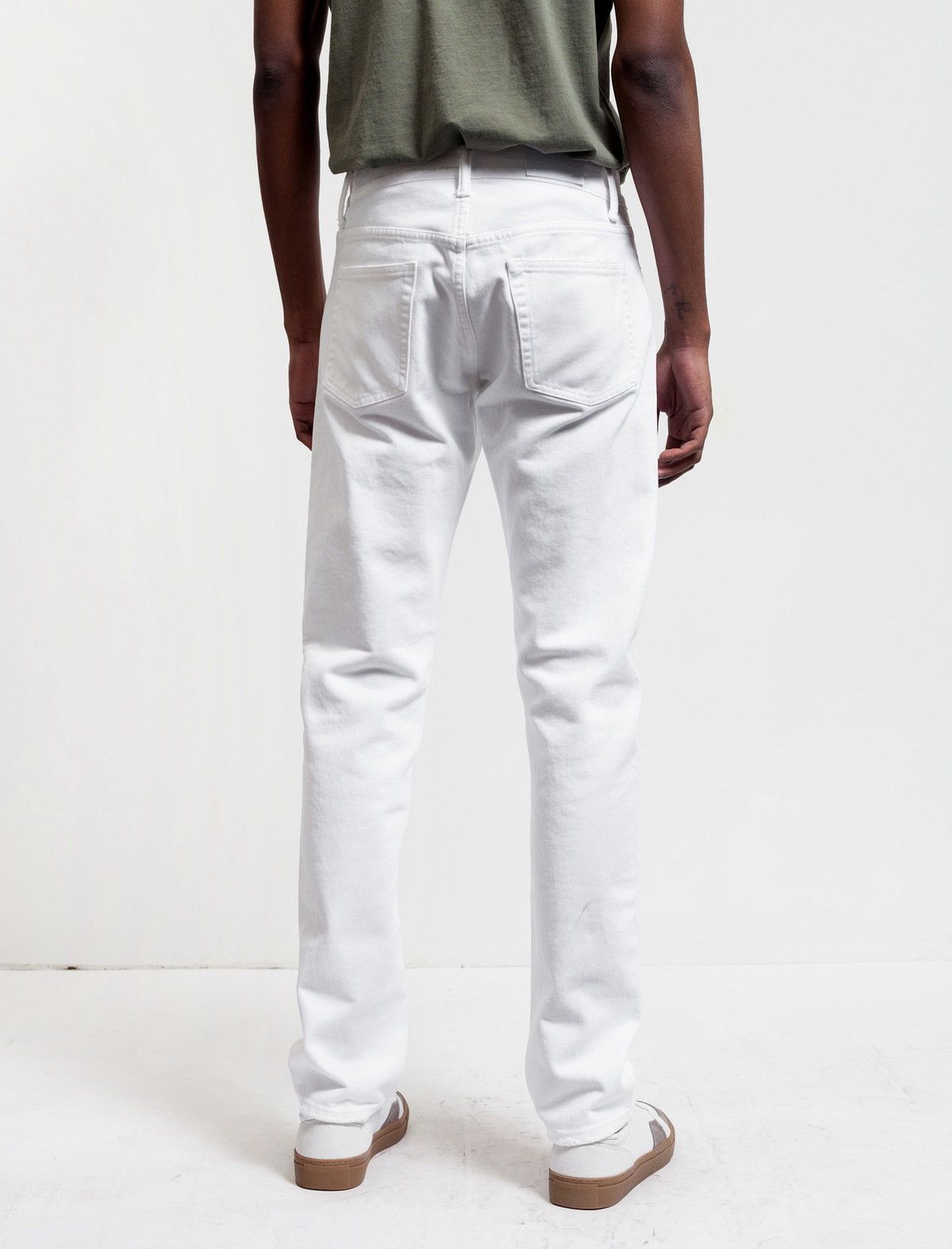 Our Legacy Our Legacy first cut worn white ripped hem jeans pants Size US 30 / EU 46 - 9 Thumbnail