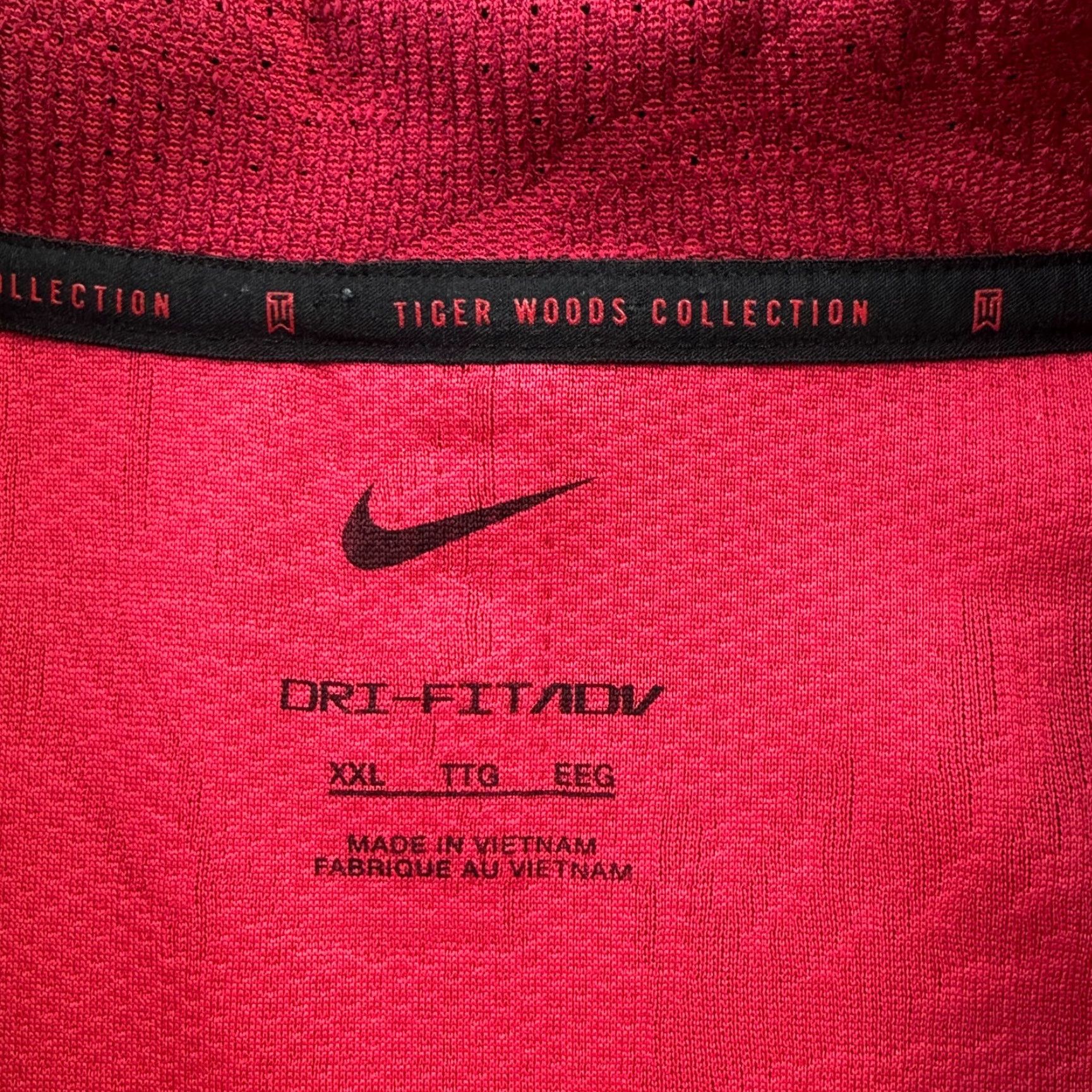 Nike Nike Tiger Woods Polo Shirt Mens 2XL Red Golf Dri Fit ADV Us Open 2023 LACC Size US XXL / EU 58 / 5 - 7 Thumbnail