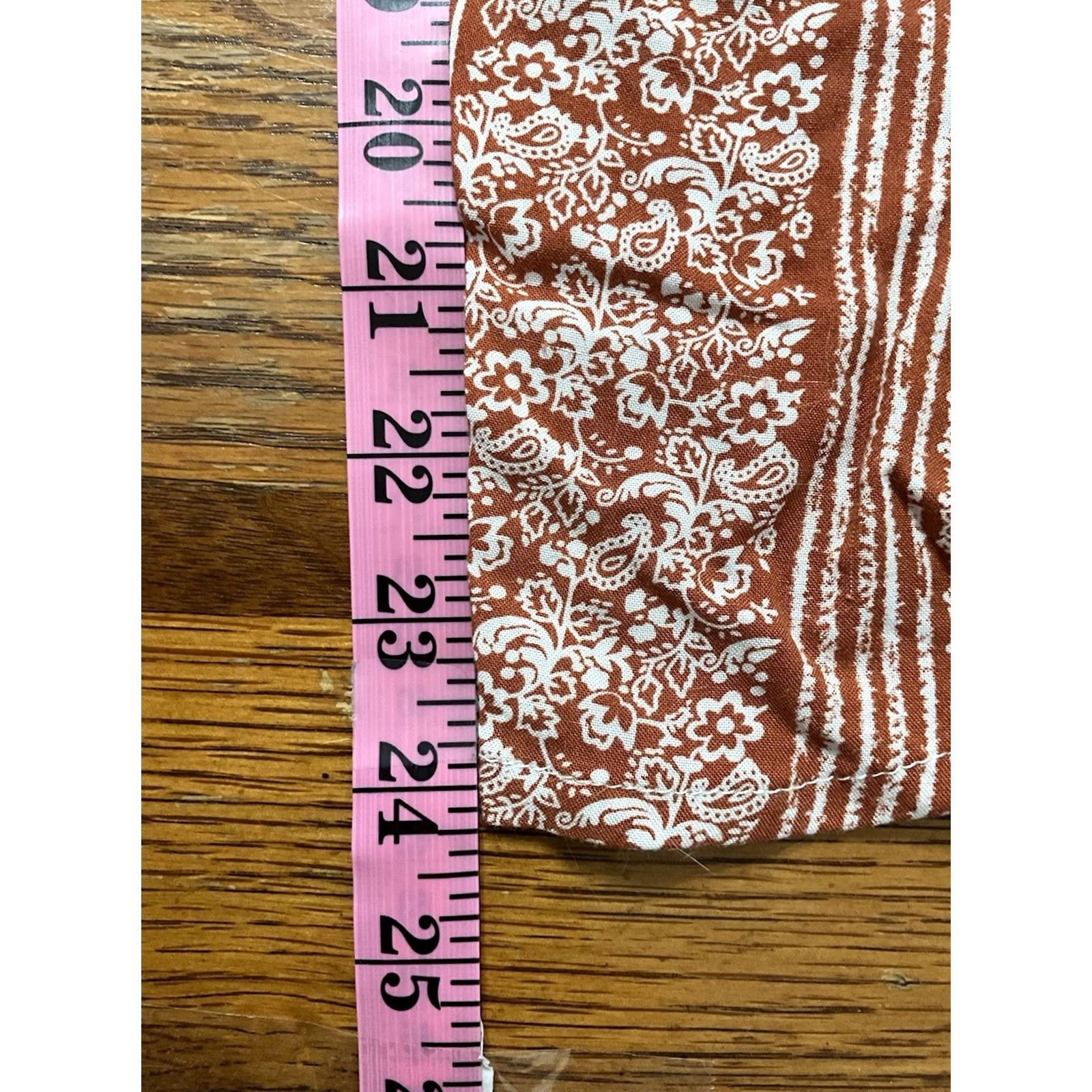 Forever 21 Forever 21 Flare White and Orange Paisley Floral Pants Bell Bottom Small Women Size 28" / US 6 / IT 42 - 3 Thumbnail