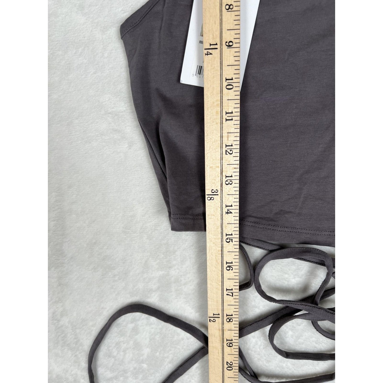 Gymshark Gymshark Shirt Womens Extra Small Slate Lavender Ribbon Crop Size XS / US 0-2 / IT 36-38 - 4 Thumbnail